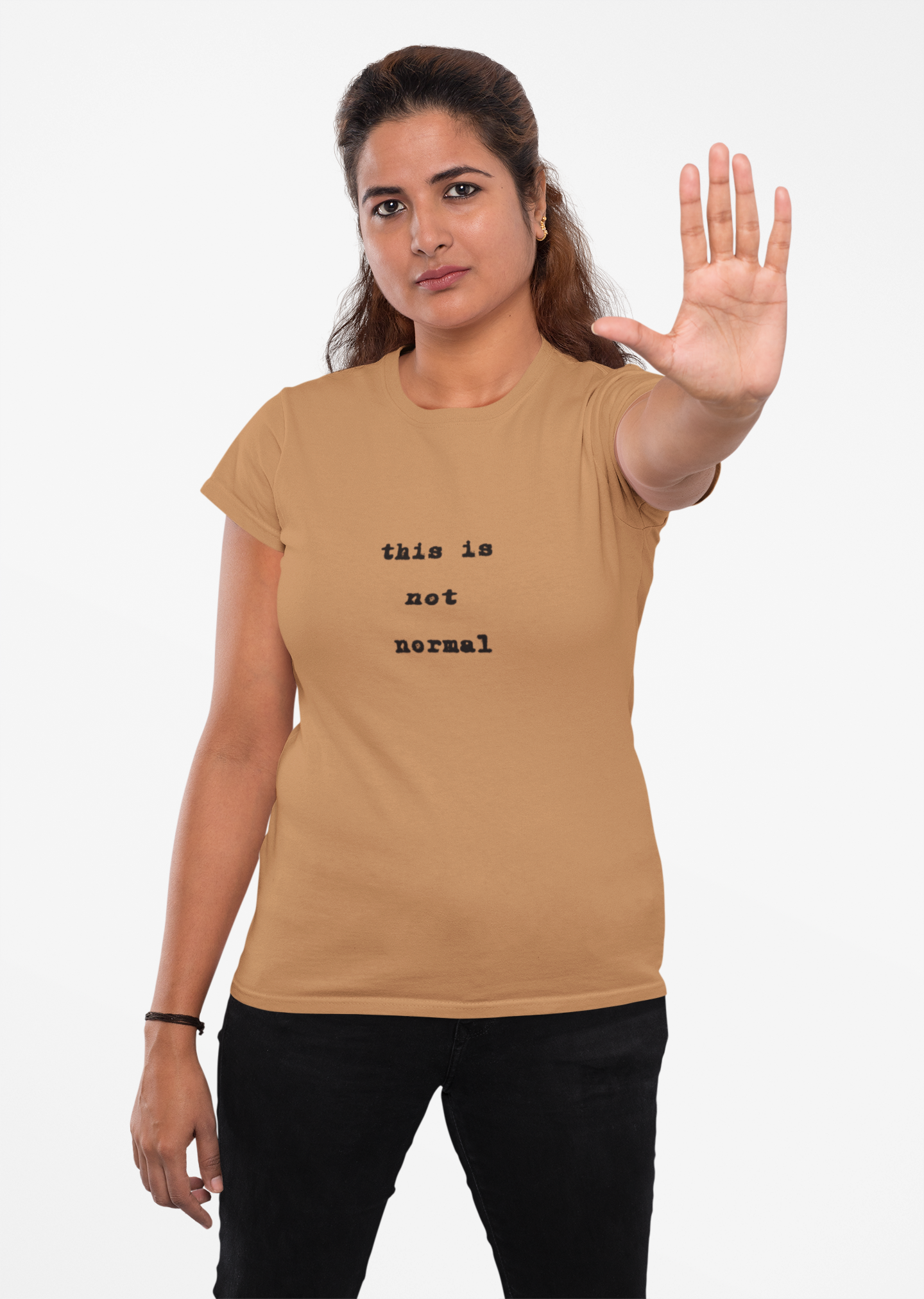 This is not normal Minimalist Statement Comfort Colors Tee - Mutantur Labs LLC