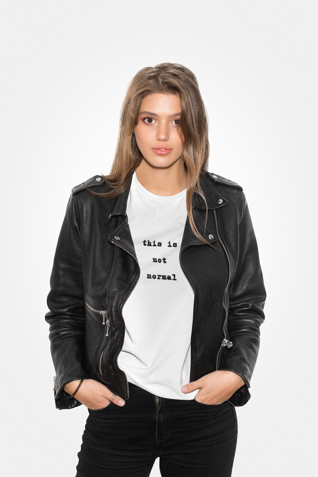 This is not normal Minimalist Statement Comfort Colors Tee - Mutantur Labs LLC