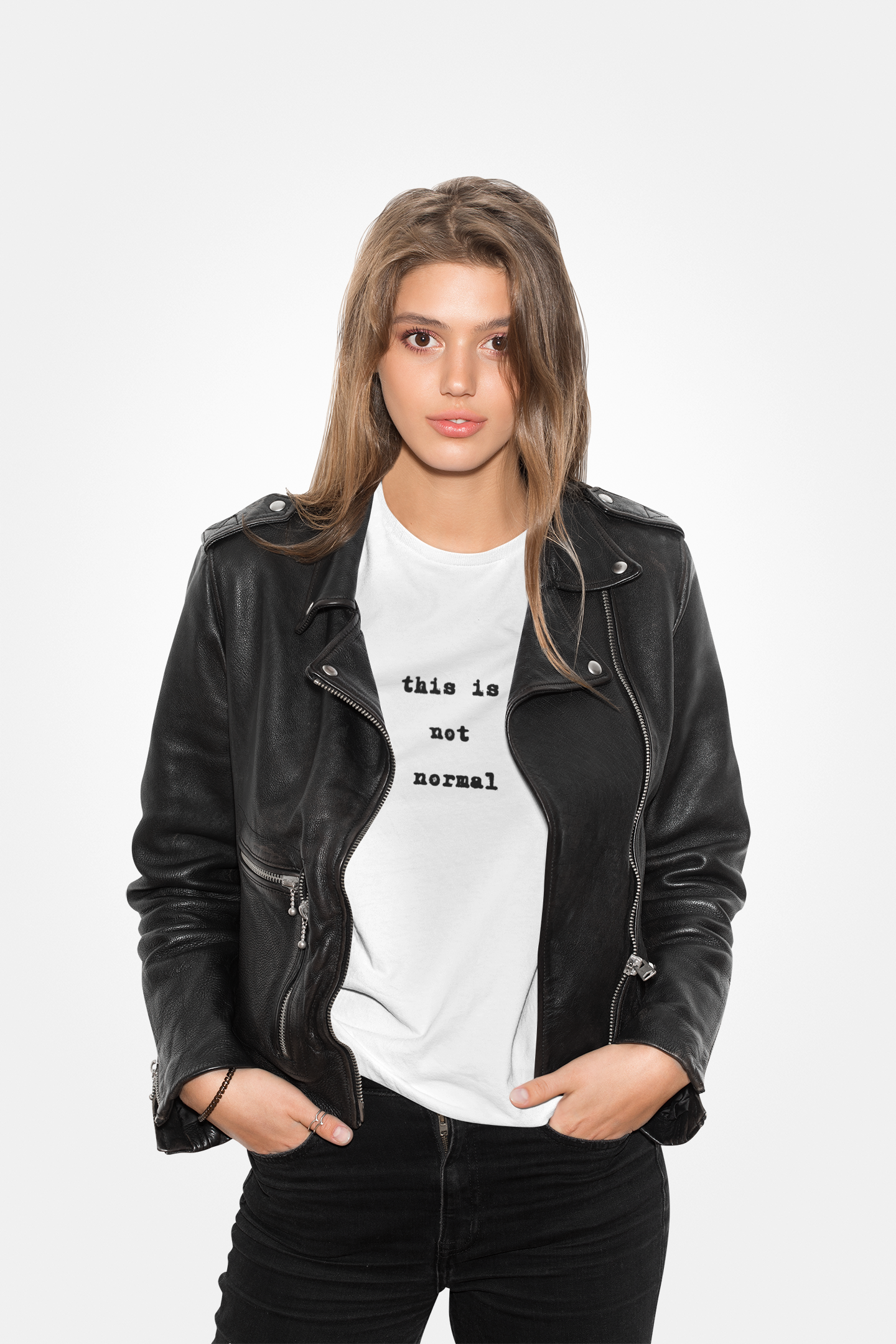 This is not normal Minimalist Statement Comfort Colors Tee - Mutantur Labs LLC