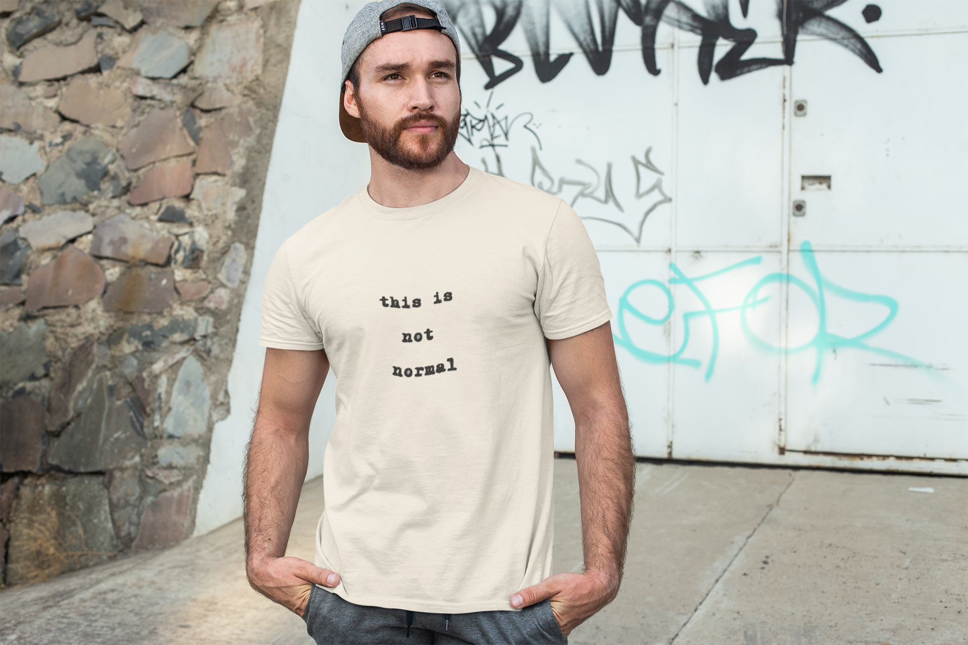 This is not normal Minimalist Statement Comfort Colors Tee - Mutantur Labs LLC