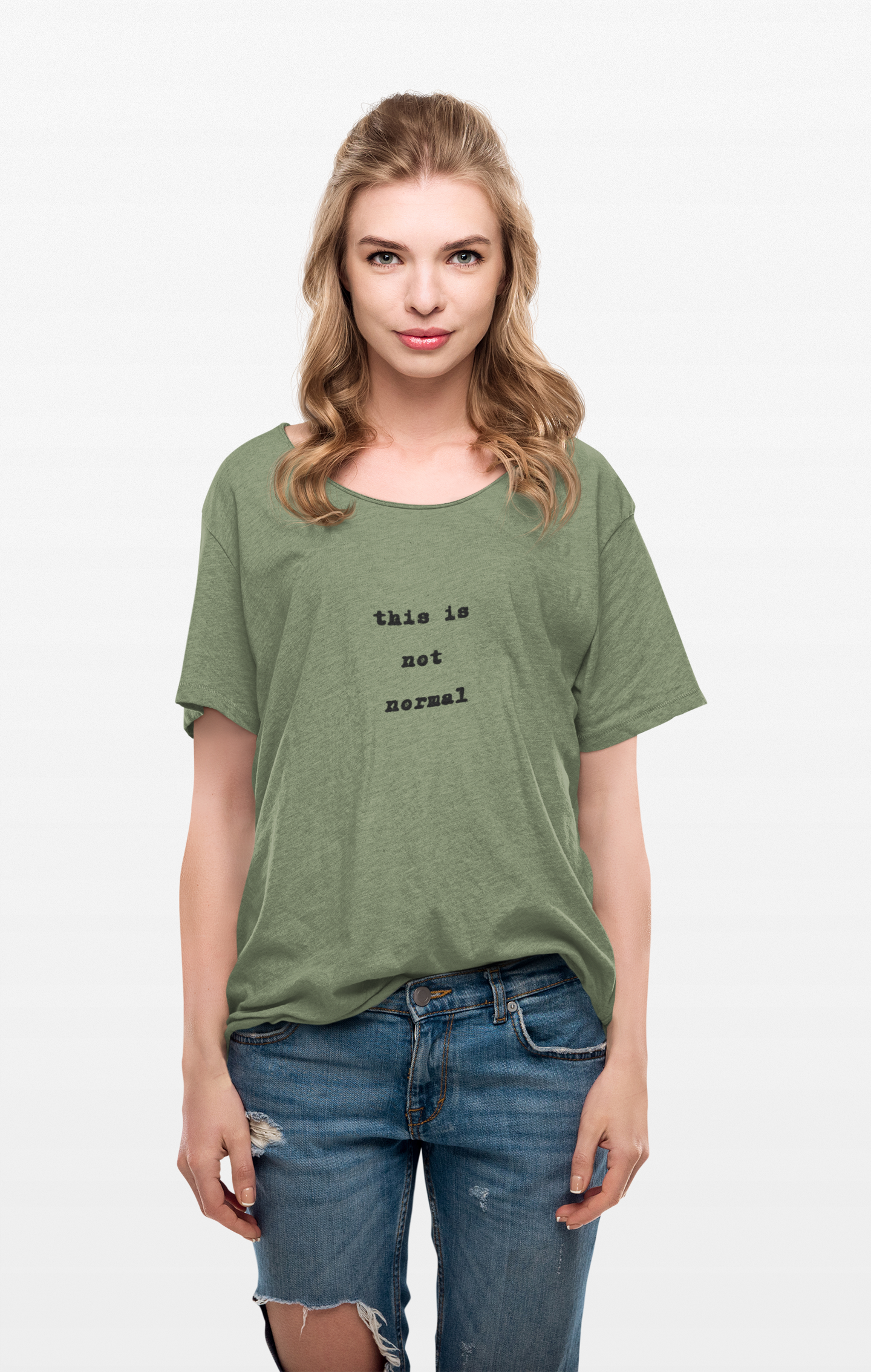 This is not normal Minimalist Statement Comfort Colors Tee - Mutantur Labs LLC