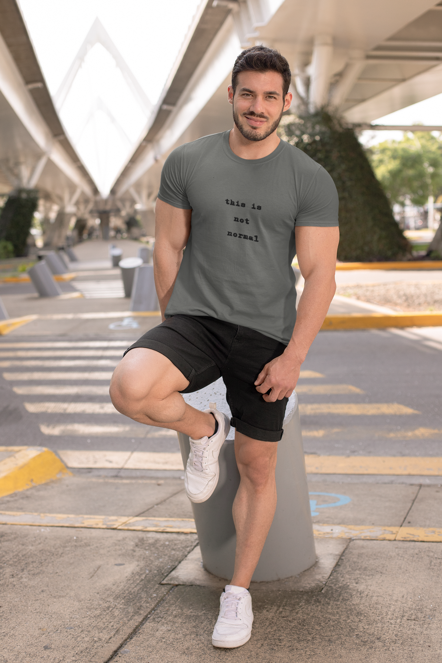 This is not normal Minimalist Statement Comfort Colors Tee - Mutantur Labs LLC