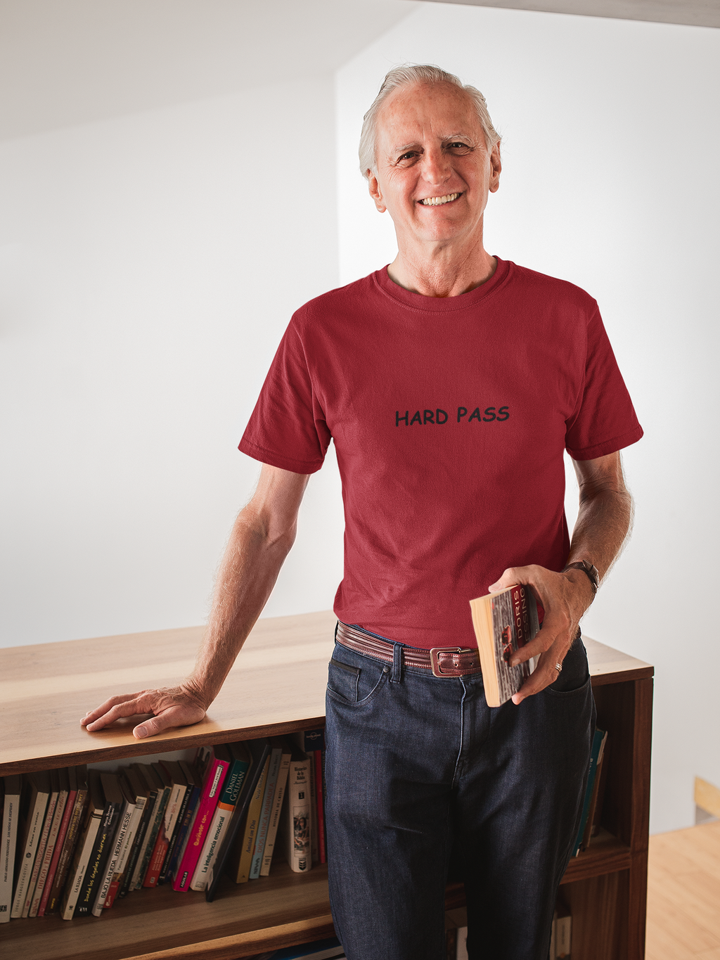 Hard Pass T-Shirt — Minimalist Graphic Comfort Colors tee - Mutantur Labs LLC