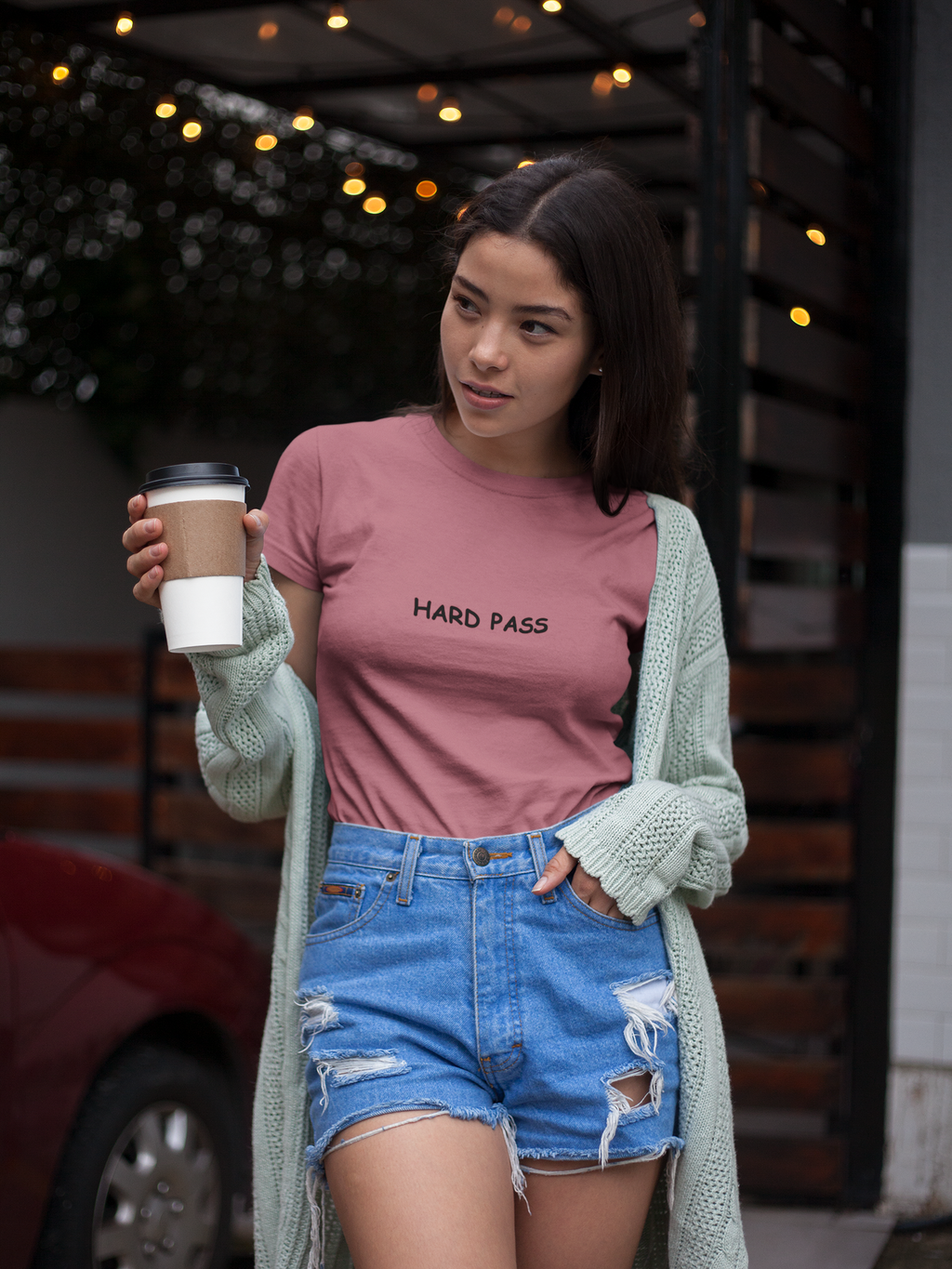 Hard Pass T-Shirt — Minimalist Graphic Comfort Colors tee - Mutantur Labs LLC
