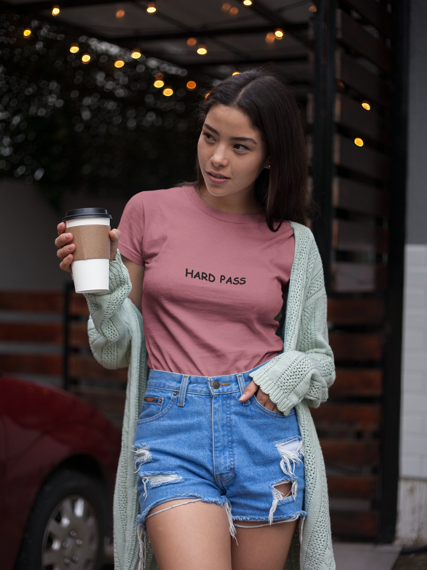 Hard Pass T-Shirt — Minimalist Graphic Comfort Colors tee - Mutantur Labs LLC
