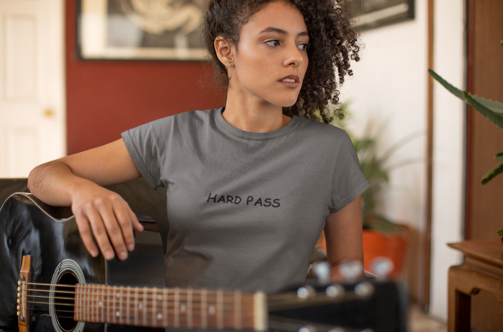 Hard Pass T-Shirt — Minimalist Graphic Comfort Colors tee - Mutantur Labs LLC