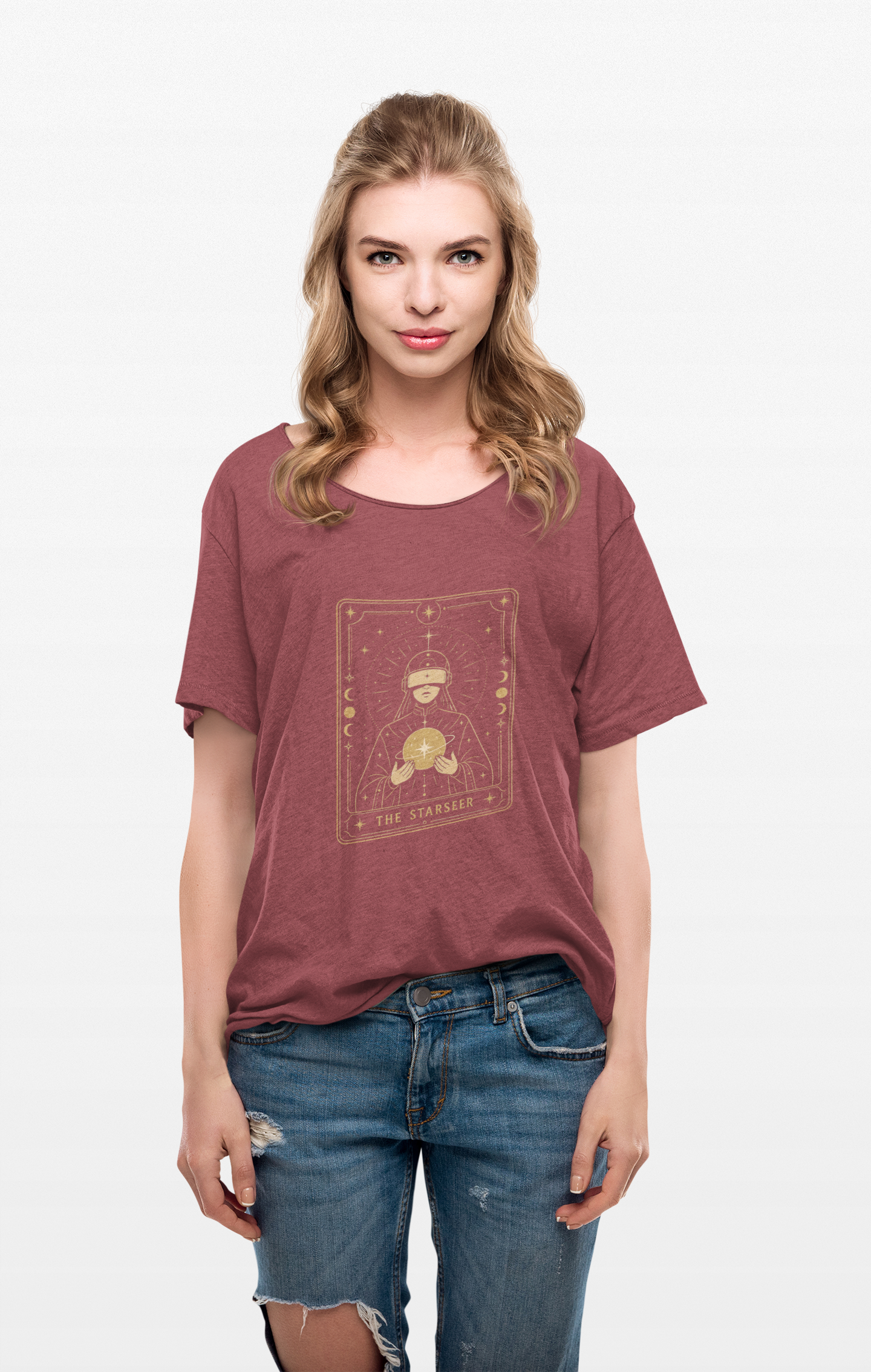 Star Seer Tarot Sci-Fi Graphic Tee – Futuristic T-Shirt Gift for Space Nerds - Mutantur Labs LLC