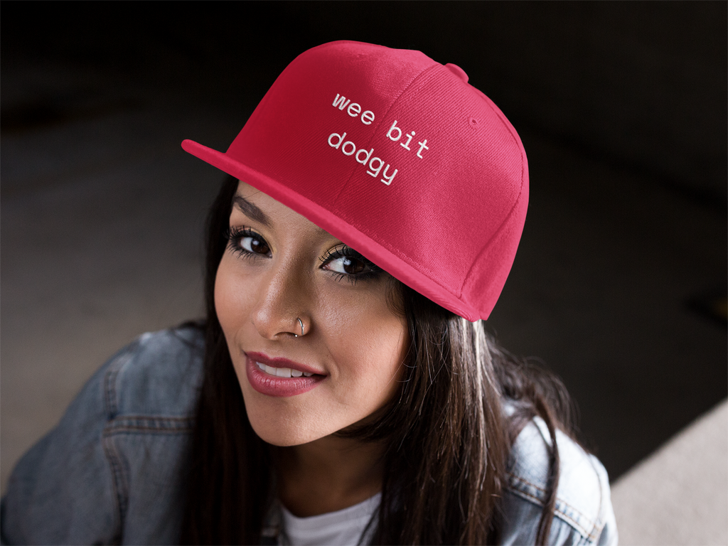 Wee Bit Dodgy Dad Cap — Funny Embroidered Cotton Baseball Hat - Mutantur Labs LLC