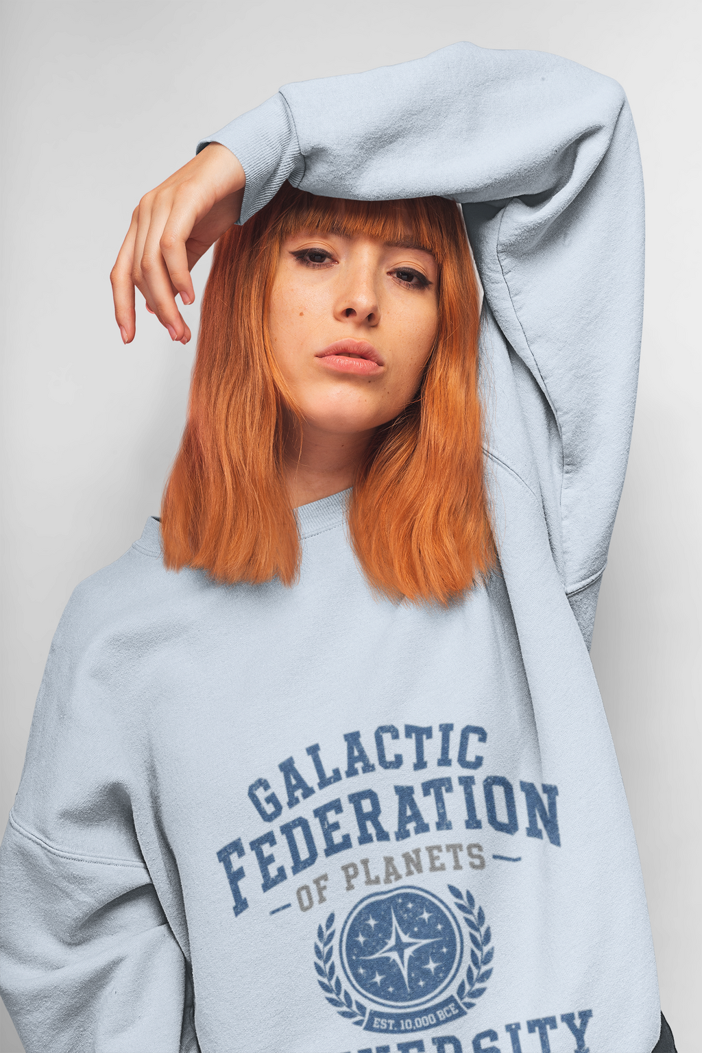 Galactic Federation University Crewneck Sweatshirt - Mutantur Labs LLC