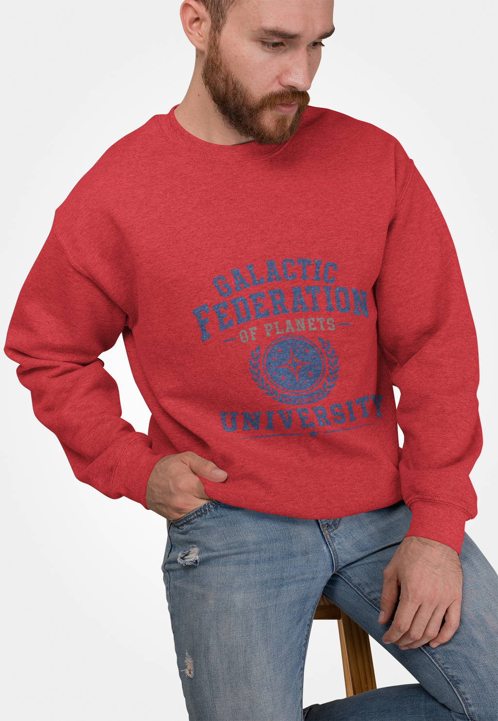 Galactic Federation University Crewneck Sweatshirt - Mutantur Labs LLC
