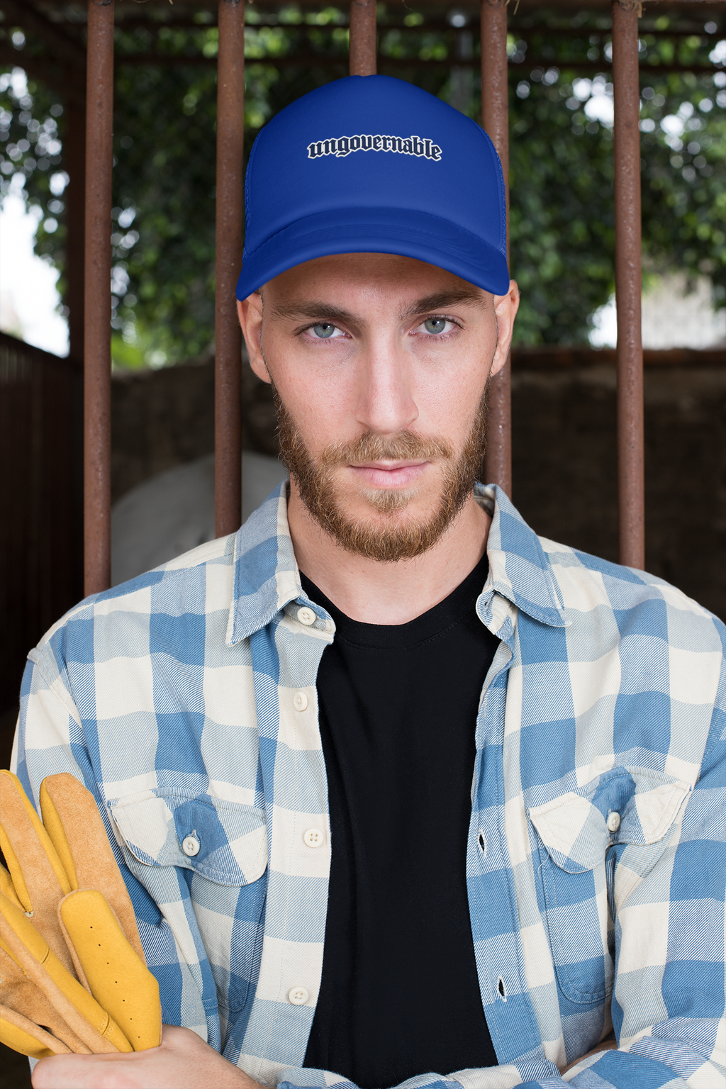 Ungovernable Embroidered Baseball Cap — Low Profile Statement Hat - Mutantur Labs LLC