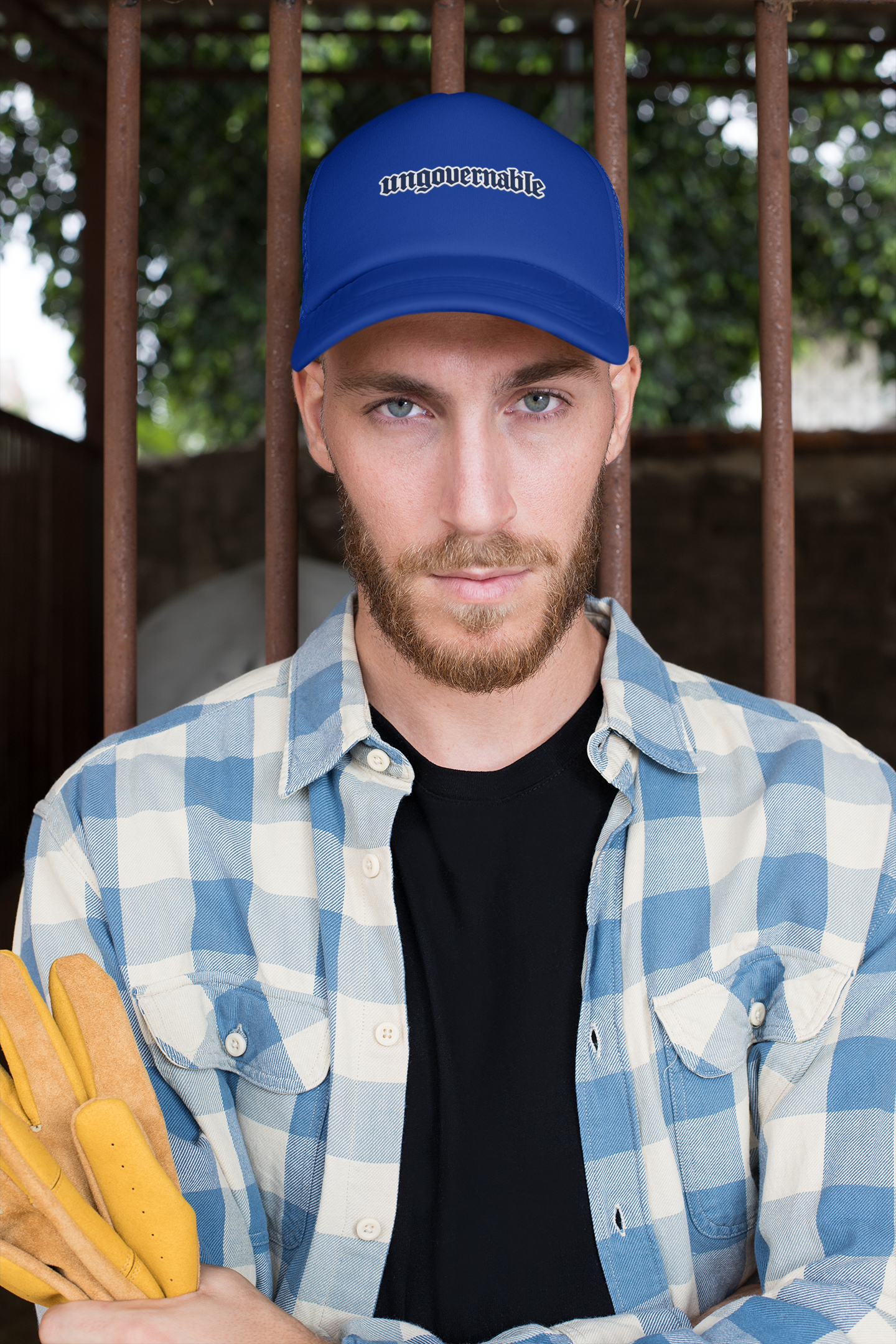 Ungovernable Embroidered Baseball Cap — Low Profile Statement Hat - Mutantur Labs LLC