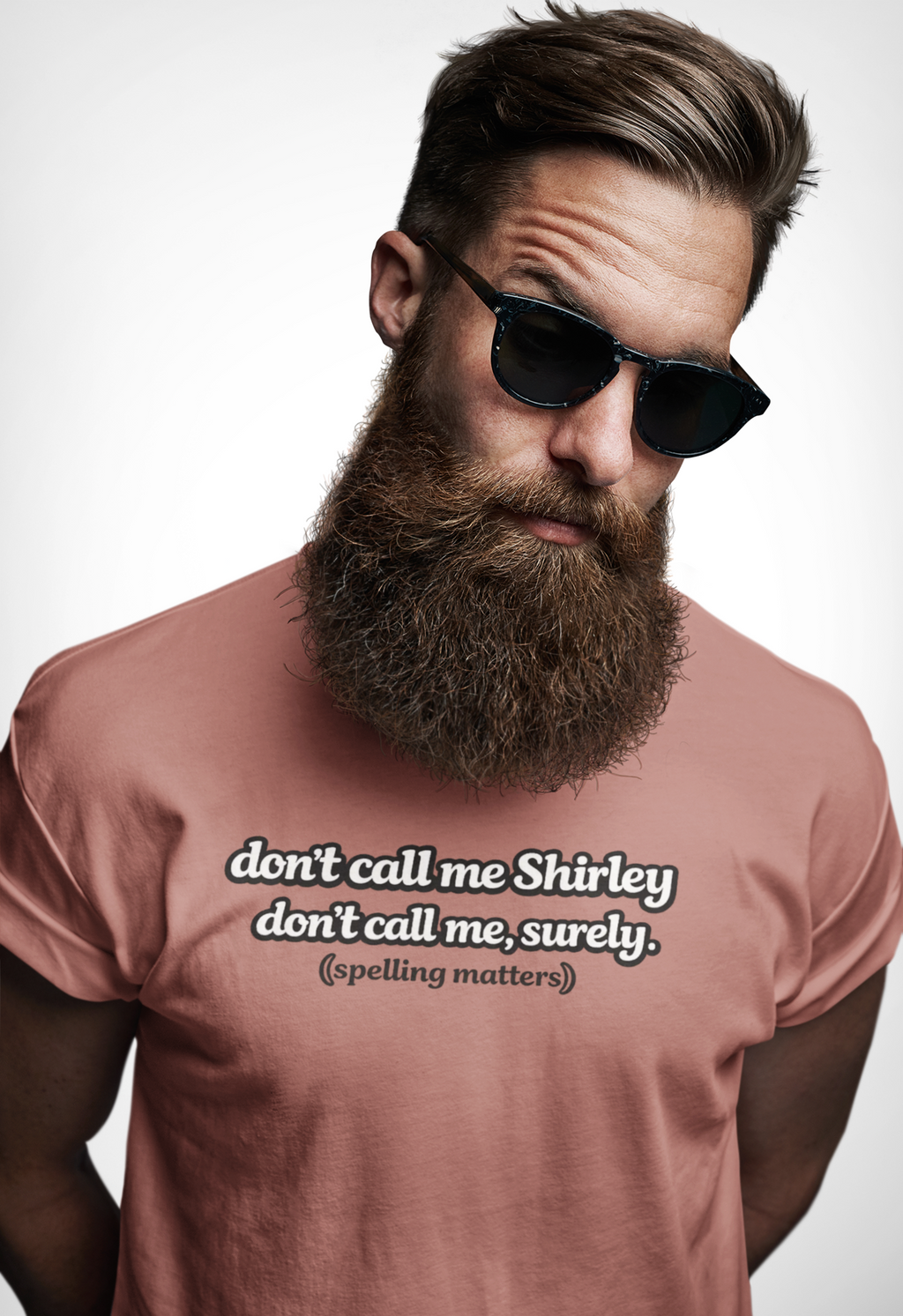 Don’t Call Me Shirley T-Shirt — Funny Movie Quote Grammar Pun Tee - Mutantur Labs LLC