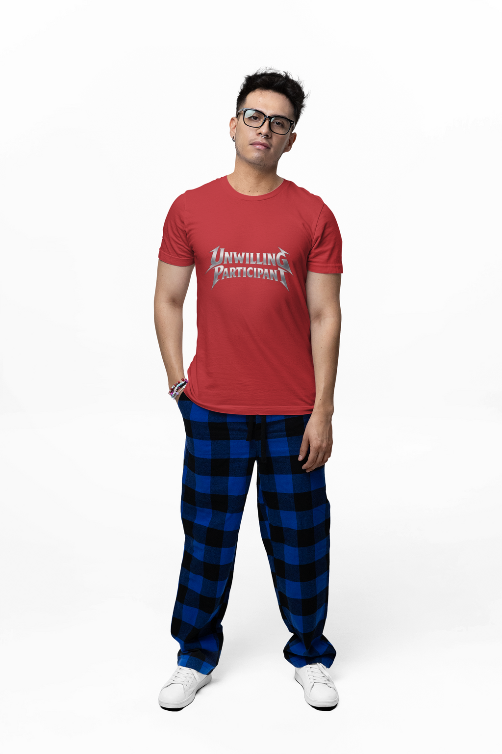 Unwilling Participant T-Shirt — Moody Gothic Lettering Tee - Mutantur Labs LLC
