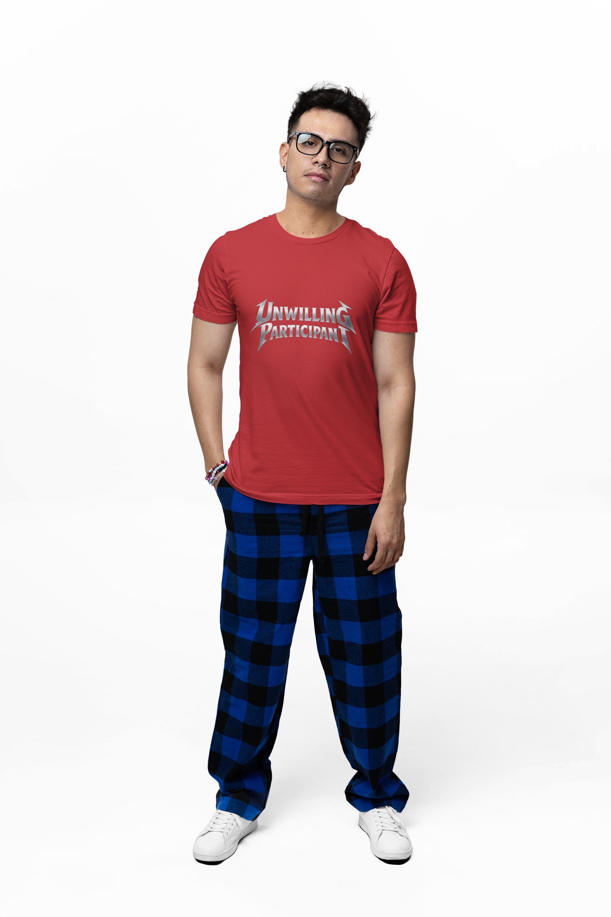 Unwilling Participant T-Shirt — Moody Gothic Lettering Tee - Mutantur Labs LLC