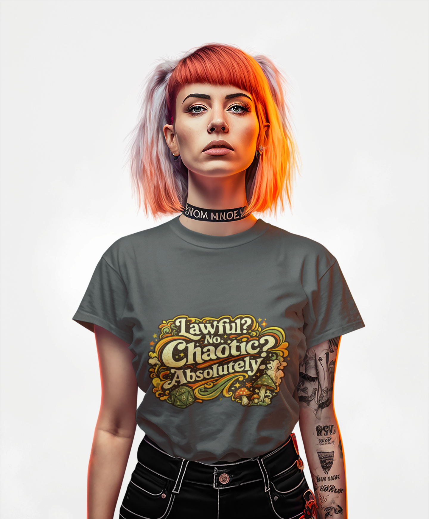 Chaotic? Absolutely. T-Shirt — Funny D&D Roleplay Tee - Mutantur Labs LLC