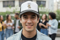 Ferret Thee Well King Trucker Cap | Cute Crowned Ferret Hat | Fantasy Animal Mesh Back Cap - Mutantur Labs LLC