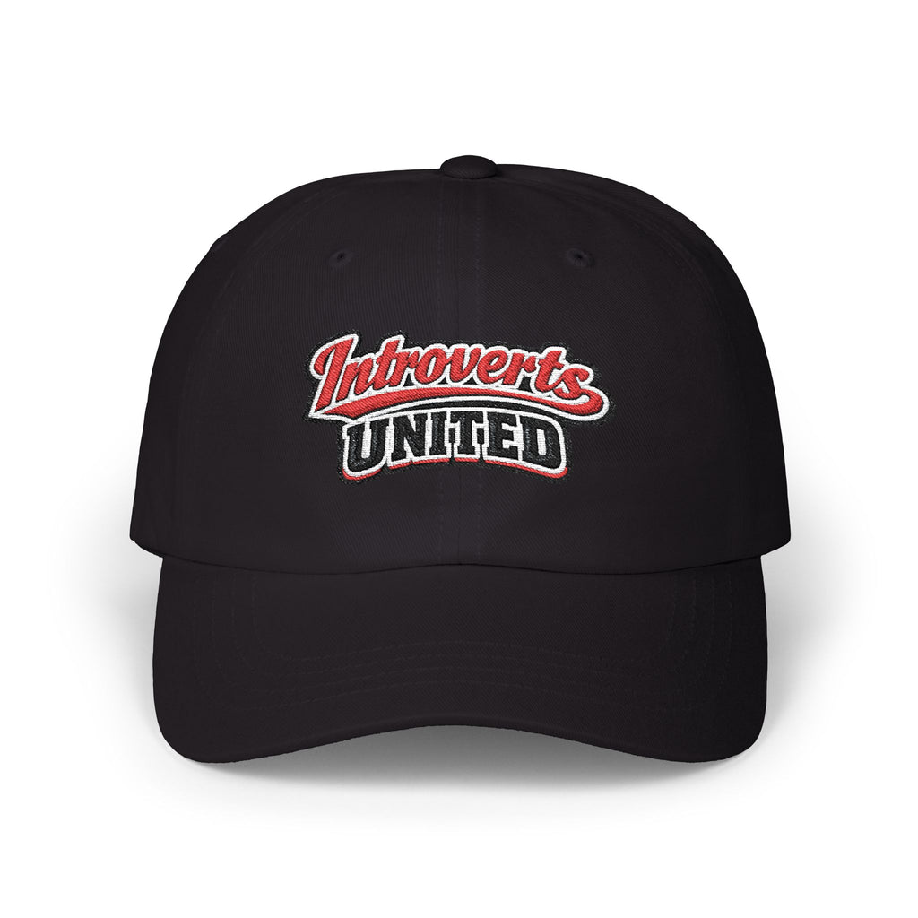 Introverts United Dad Cap | Embroidered Baseball Hat - Mutantur Labs LLC