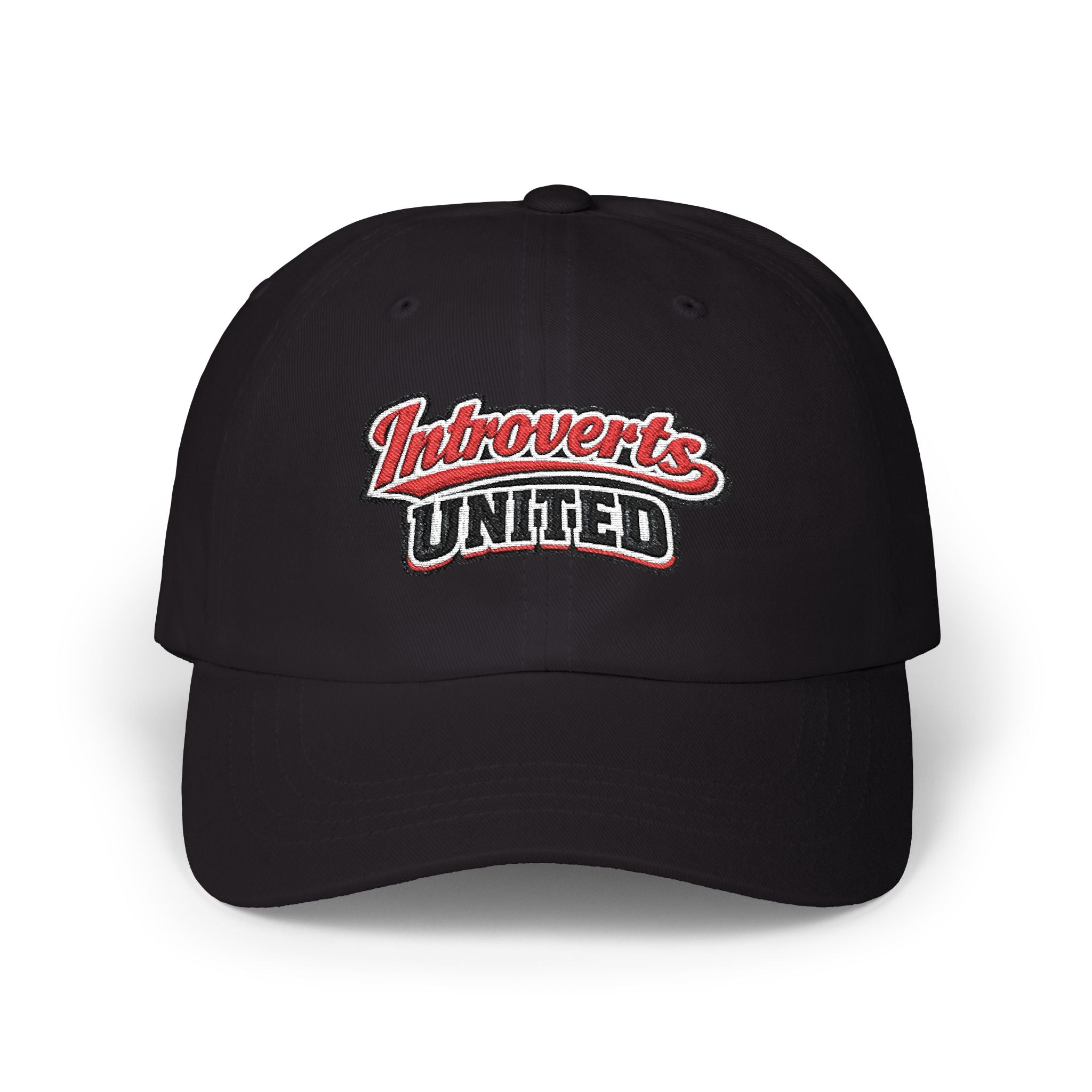 Introverts United Dad Cap | Embroidered Baseball Hat - Mutantur Labs LLC