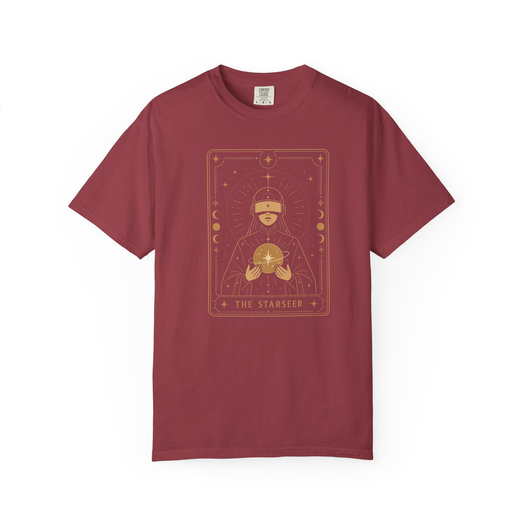 Star Seer Tarot Sci-Fi Graphic Tee – Futuristic T-Shirt Gift for Space Nerds - Mutantur Labs LLC