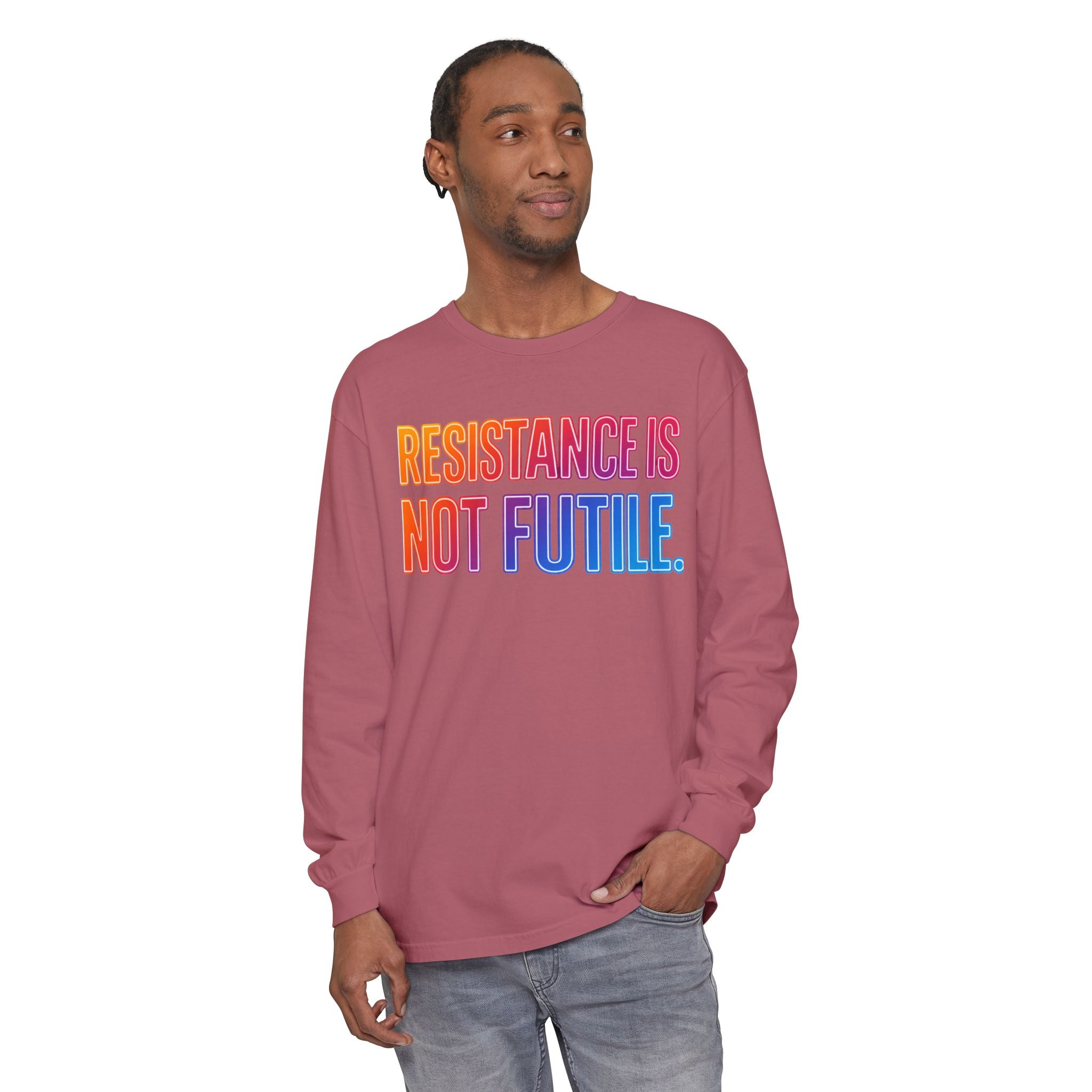 Resistance Is Not Futile Long Sleeve Tee – Rally for Freedom Shirt