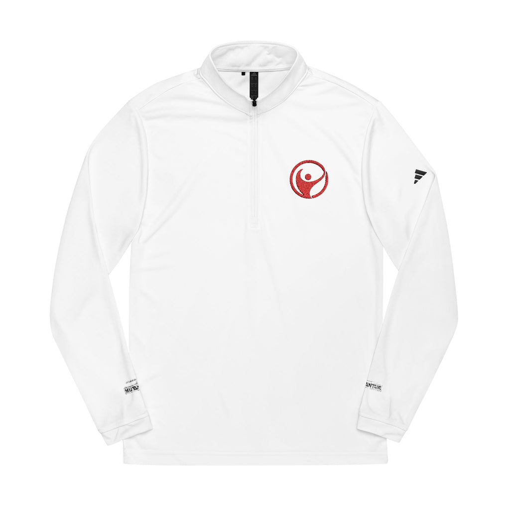 Quarter-Zip Pullover with Red Intrepid Logo | UPF 50+ Lightweight Performance Layer