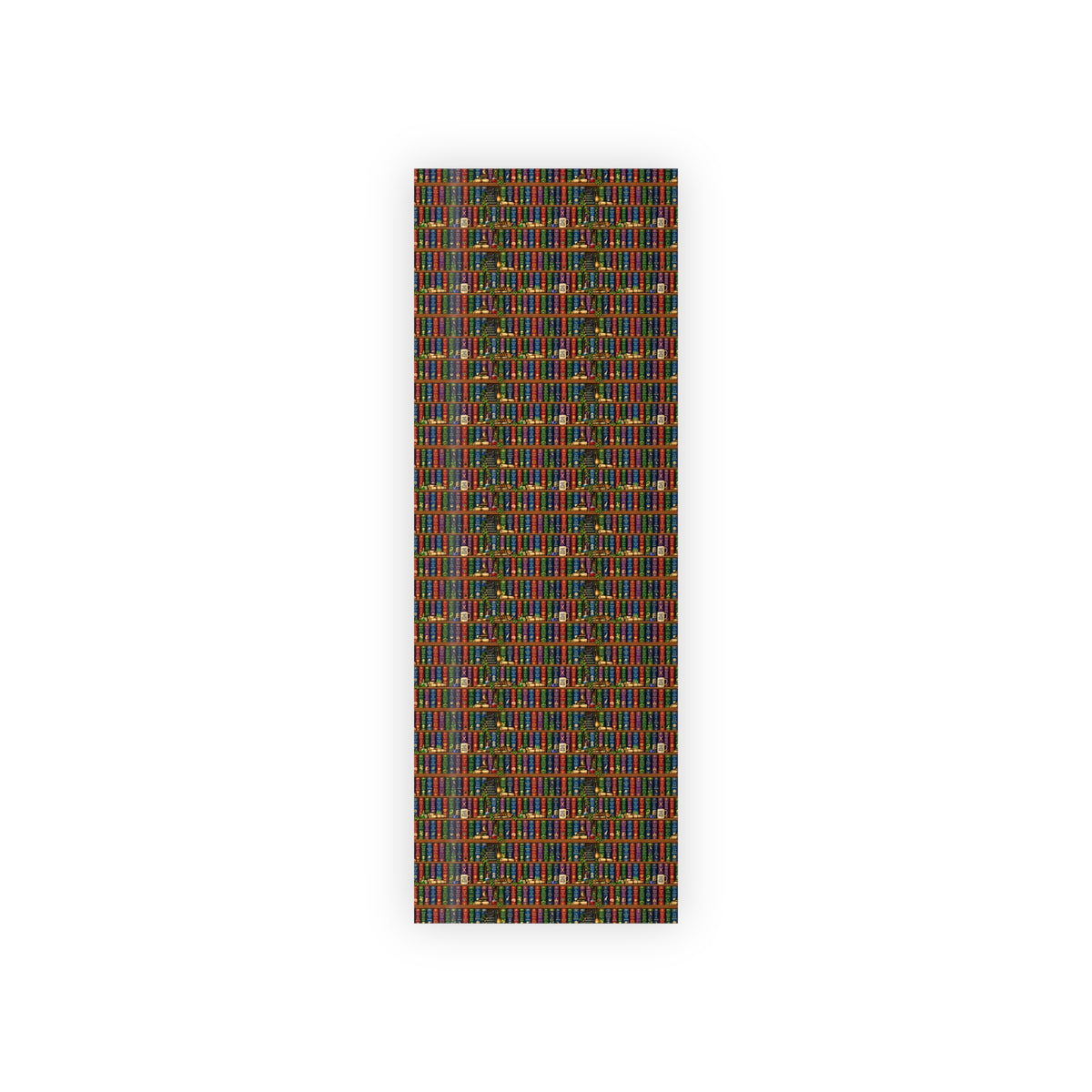 Nerdy Fantasy Library wrapping paper funny book lover sci-fi and RPG gift wrap product photo