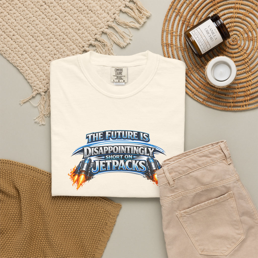 The Future Is Disappointingly Short on Jetpacks Comfort Colors T-Shirt