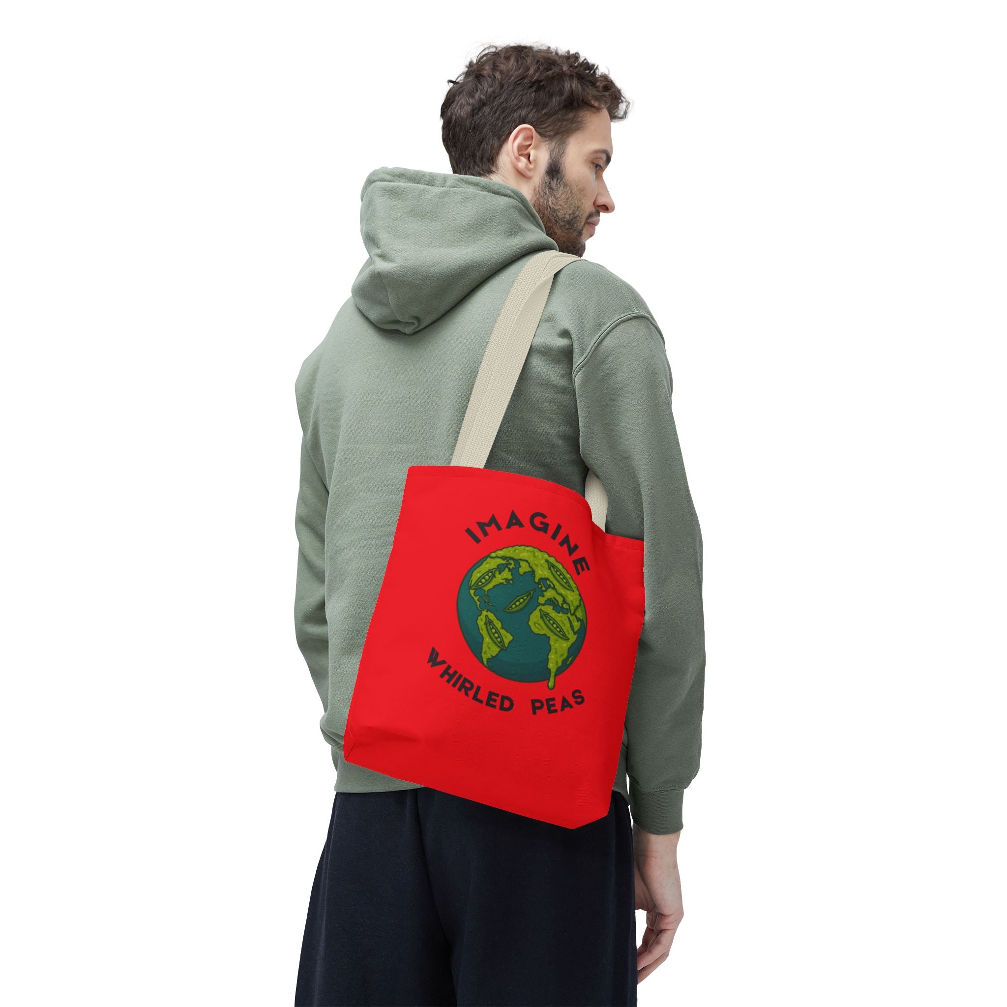 Imagine Whirled Peas Eco-Friendly Tote Bag - Mutantur Labs LLC