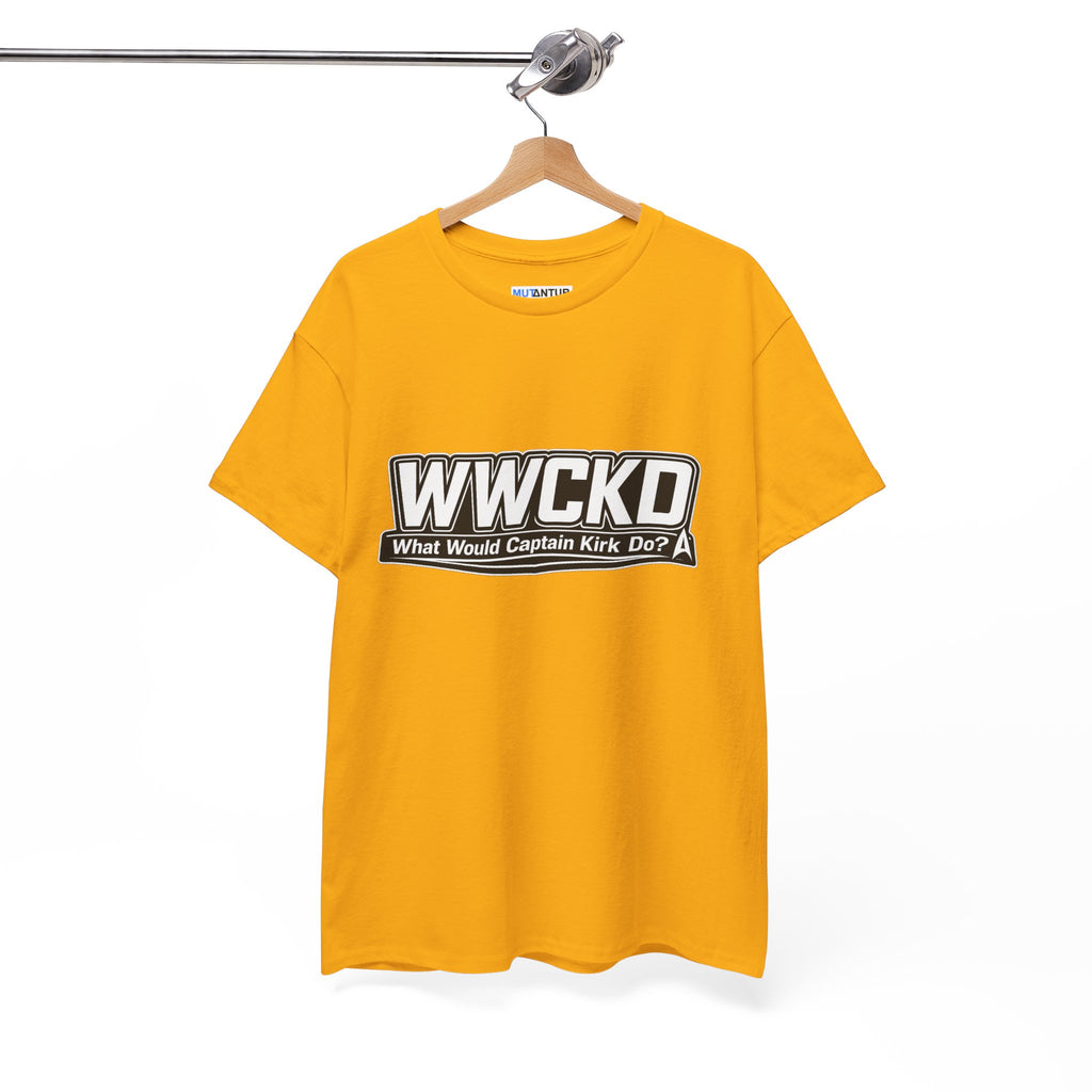 WWCKD T-Shirt | What Would Captain Kirk Do Sci-Fi Tee - Mutantur Labs LLC