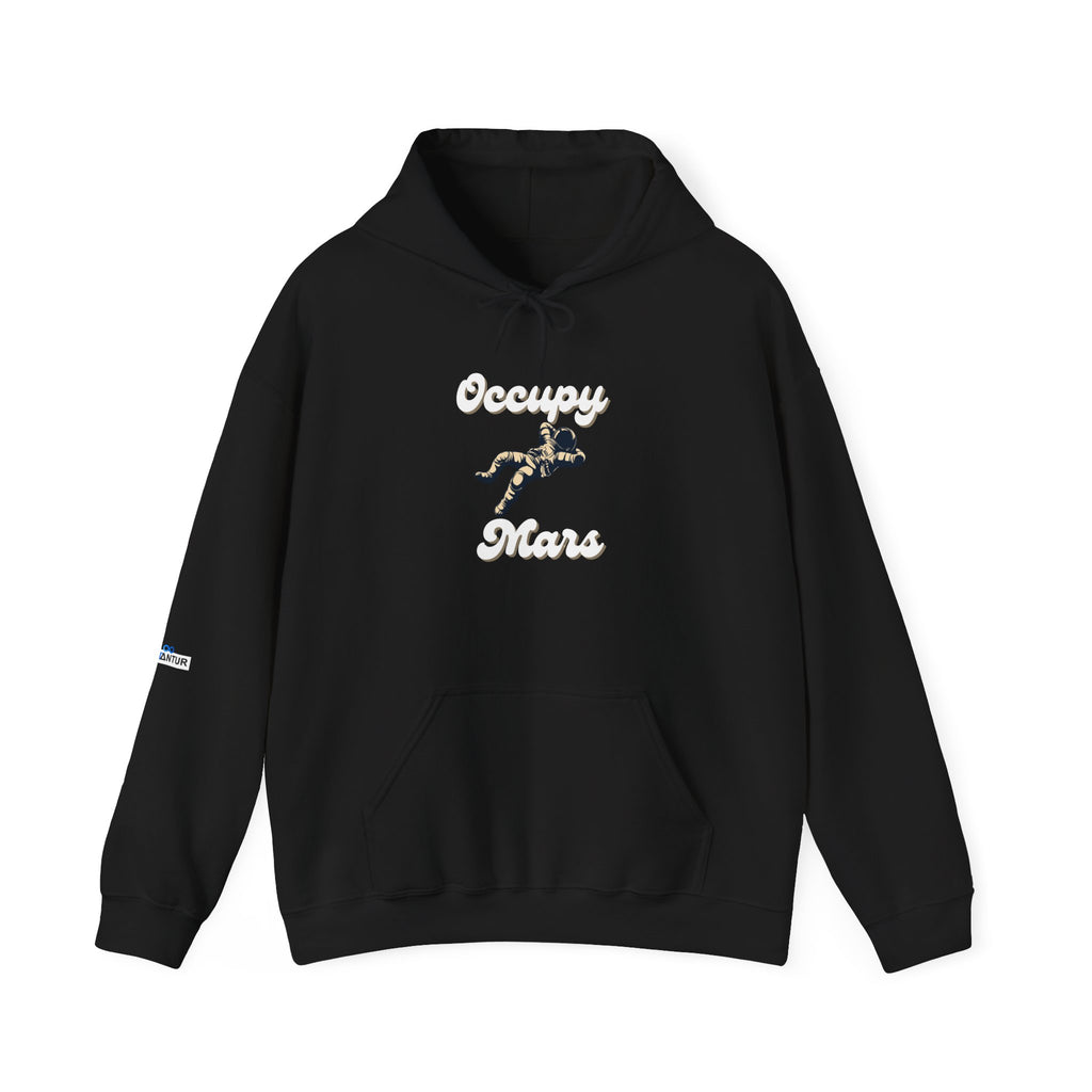 Occupy Mars Casual Statement Hoodie -, Unisex Sweatshirt - Mutantur Labs LLC