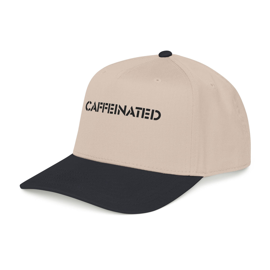 Caffeinated Mid Profile Baseball Cap |Coffee Lover Hat - Mutantur Labs LLC