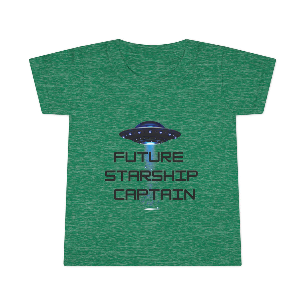 Future Starship Captain Toddler T-Shirt – Space Adventure Kids Tee - Mutantur Labs LLC