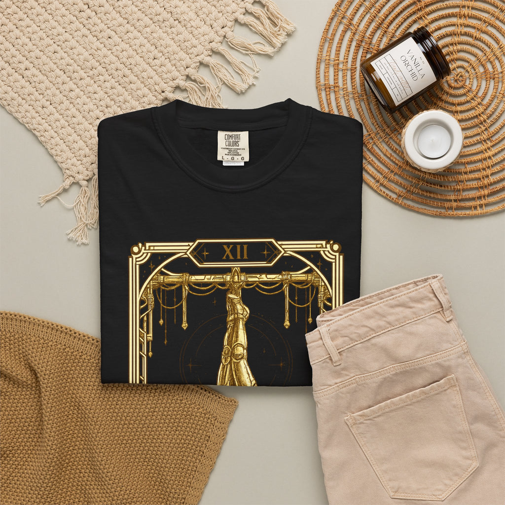 The Hanged Man Tarot T-Shirt — Future Arcana Comfort Colors Graphic Tee