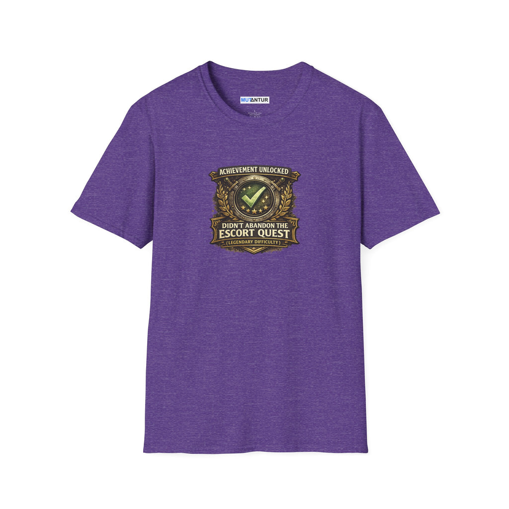 "Achievement Unlocked: Didn't Abandon the Escort Quest" Gamer Tee