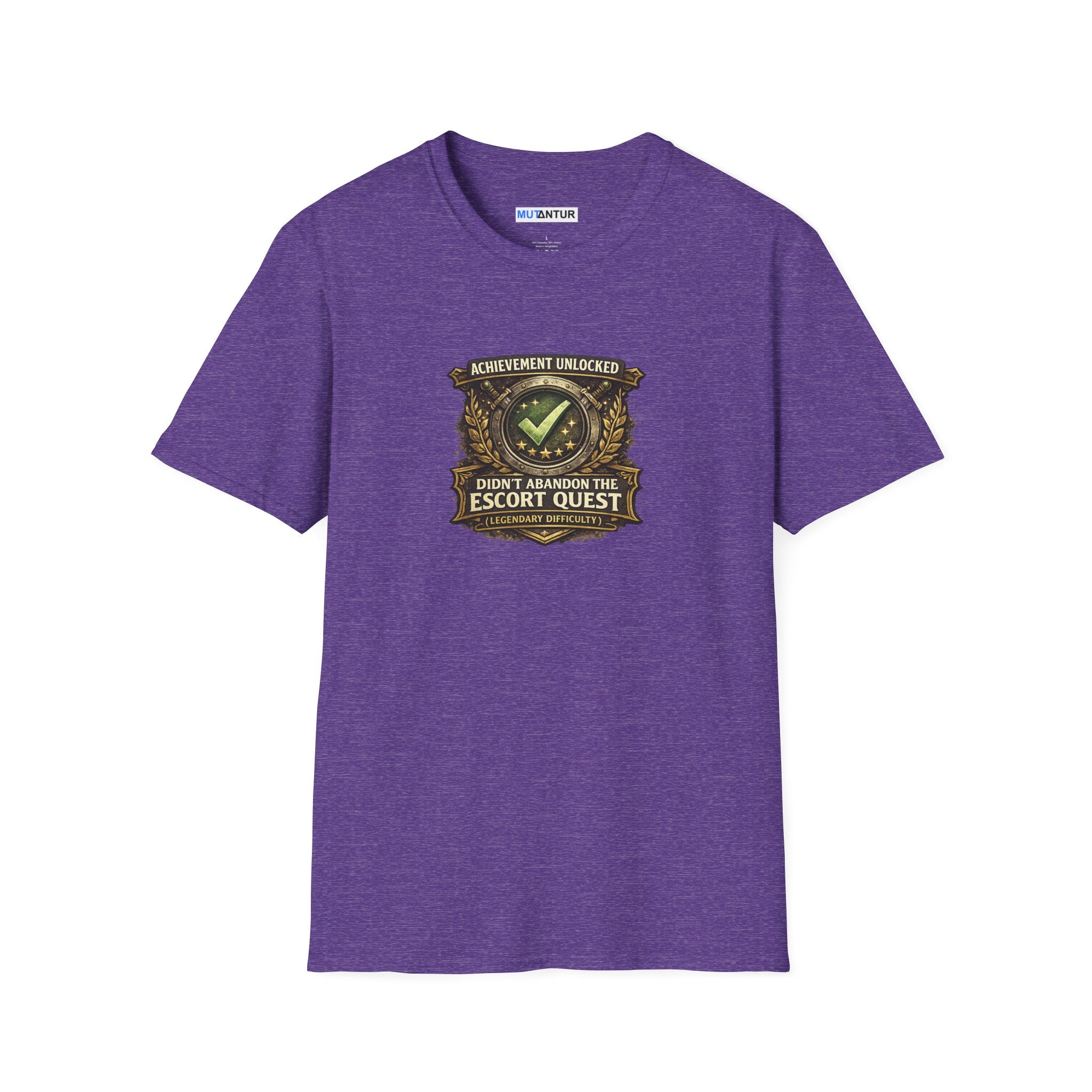 "Achievement Unlocked: Didn't Abandon the Escort Quest" Gamer Tee