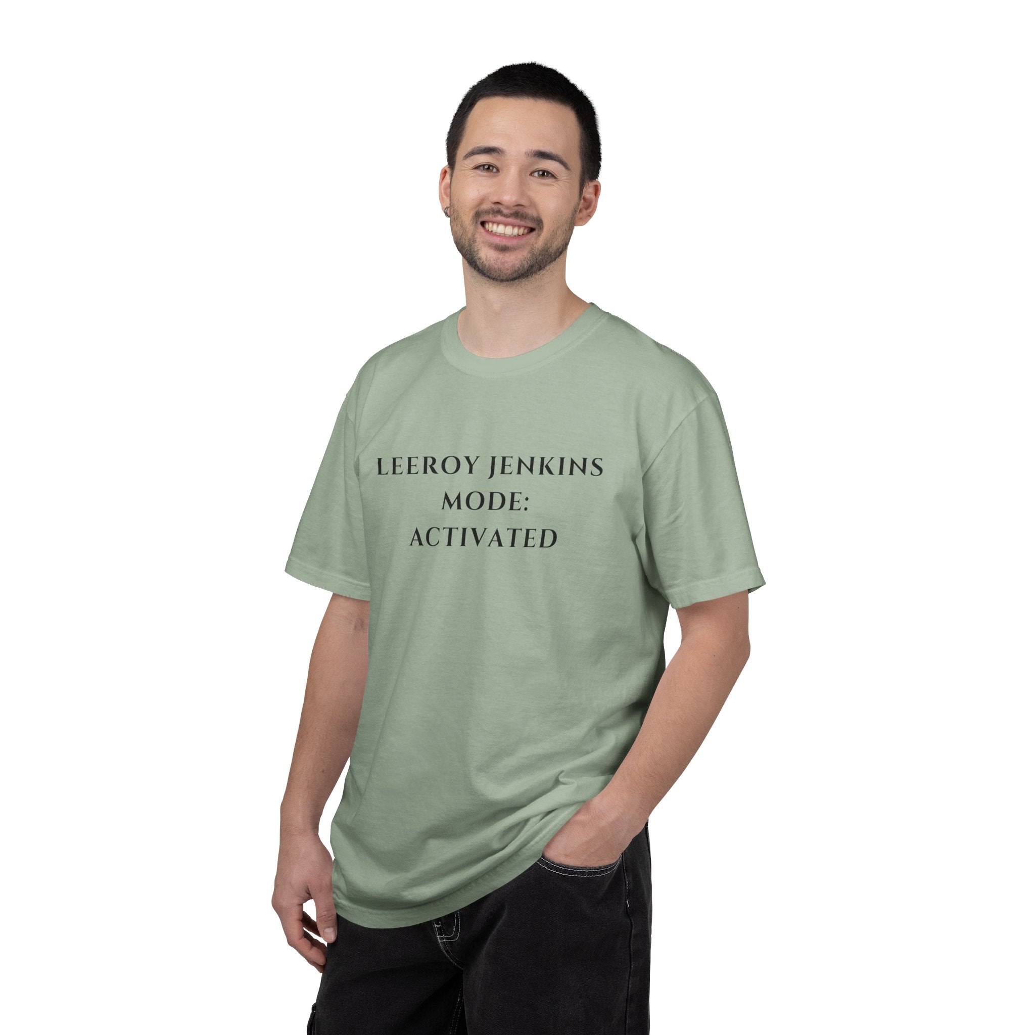Leeroy Jenkins Mode Activated T-Shirt | Funny Gaming Quote Comfort Colors Tee - Mutantur Labs LLC