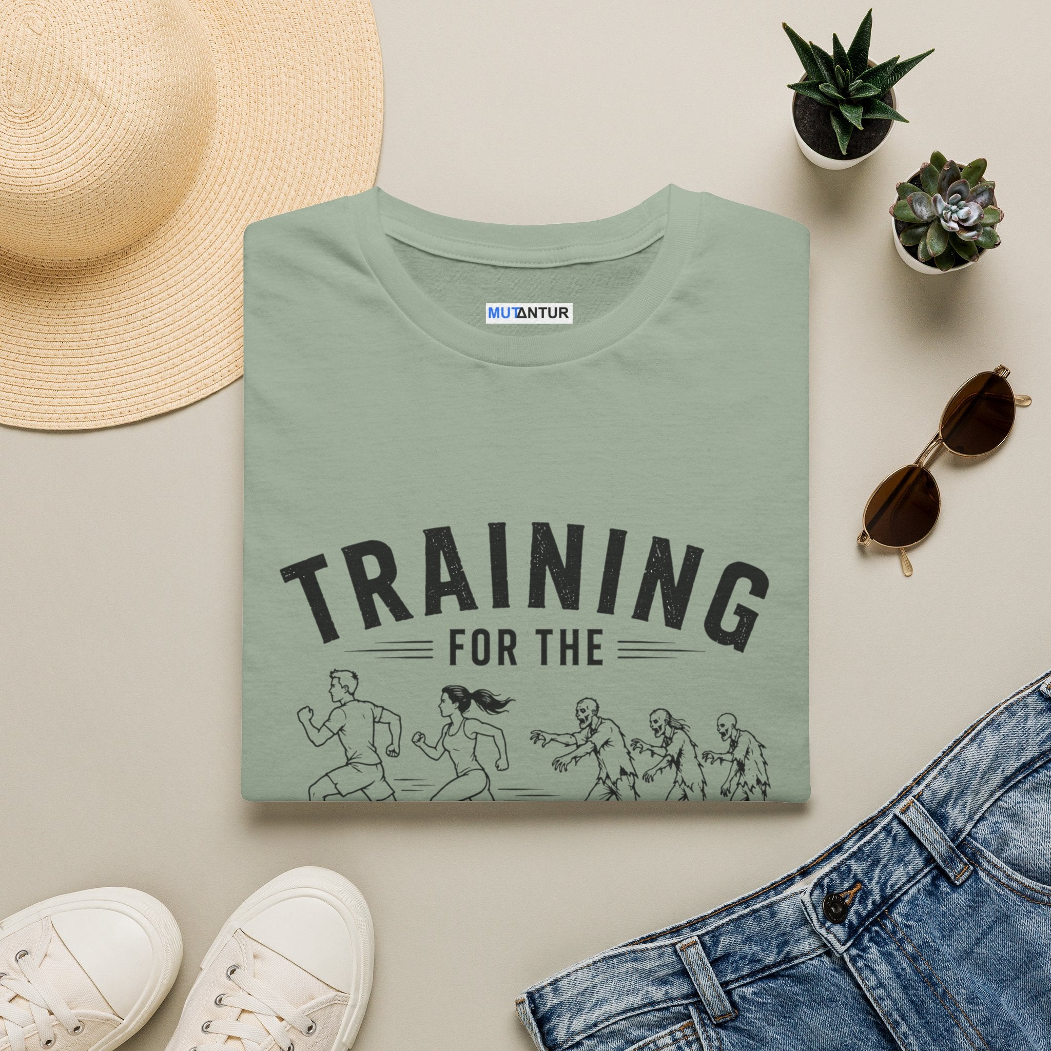 Training for the Zombie Apocalypse T-Shirt — Funny Survival Tee