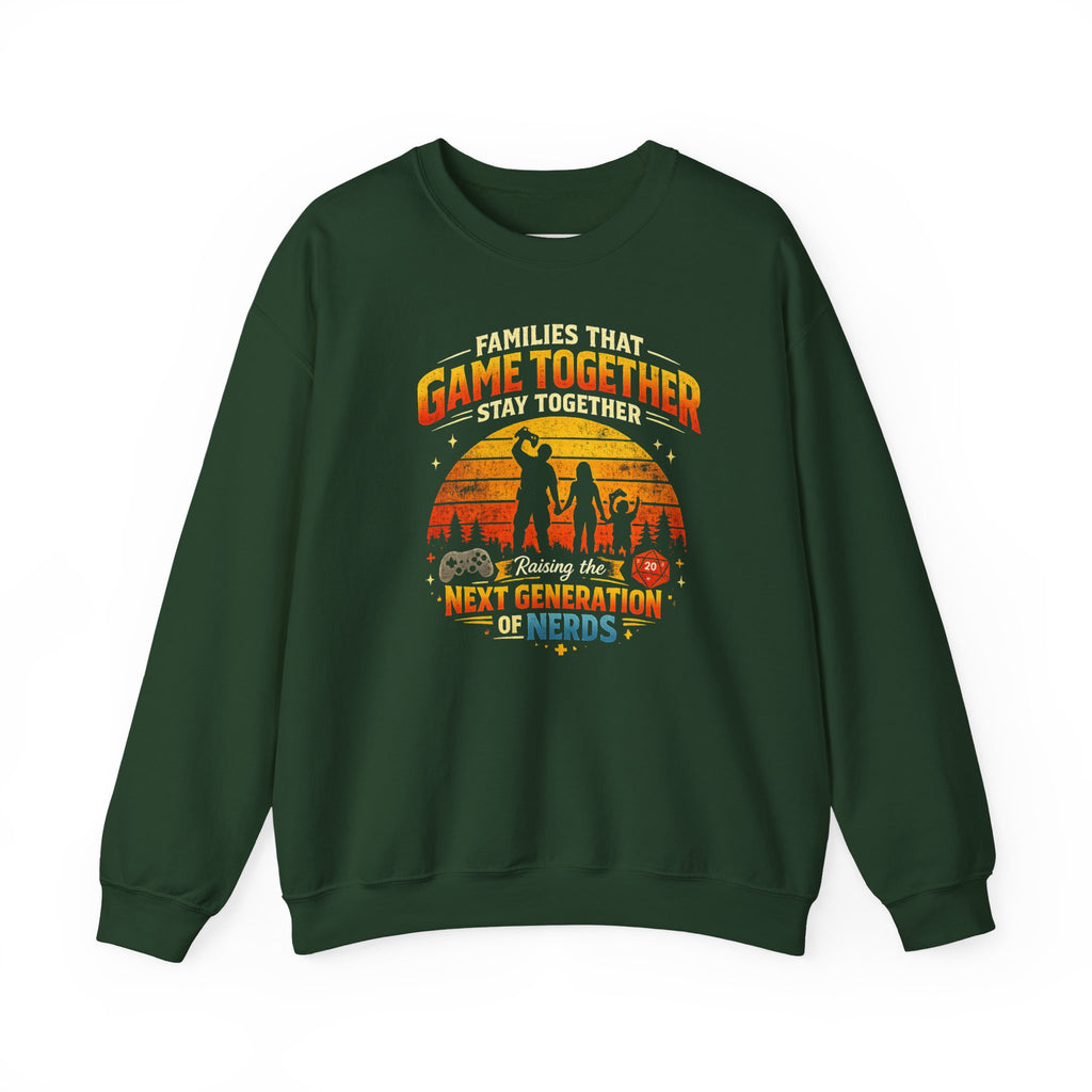 Families That Game Together Stay Together Sweatshirt - Mutantur Labs LLC