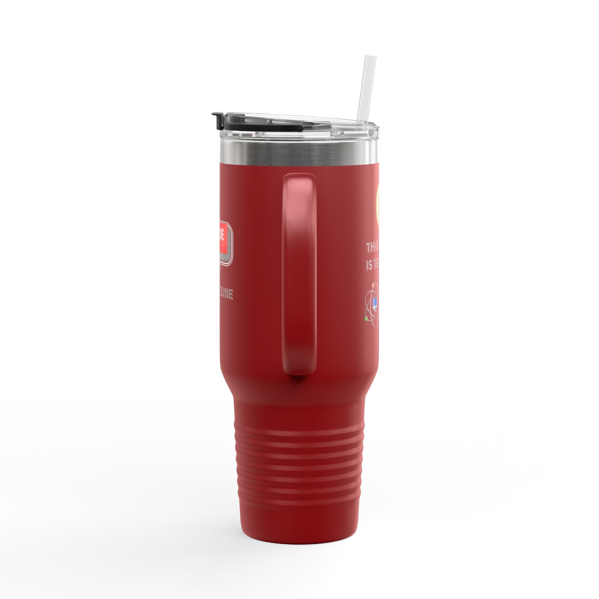 Upgrade Your Timeline 40oz Travel Mug — This Timeline Is Temporary Insulated Tumbler - Mutantur Labs LLC