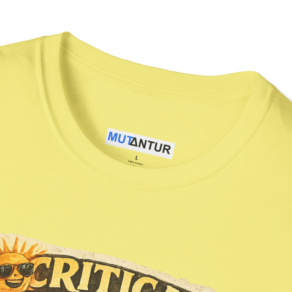 Critical Sunburn Beach T-Shirt – Retro Tropical Vacation Graphic Tee - Mutantur Labs LLC