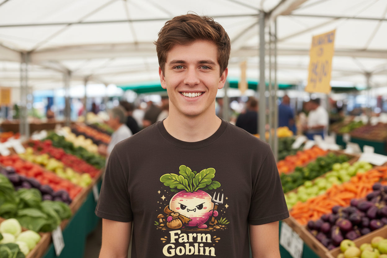 Cute Grumpy Turnip T-Shirt | Farm Goblin Gardening Tee | Funny Cottagecore Plant Lover Shirt - Mutantur Labs LLC