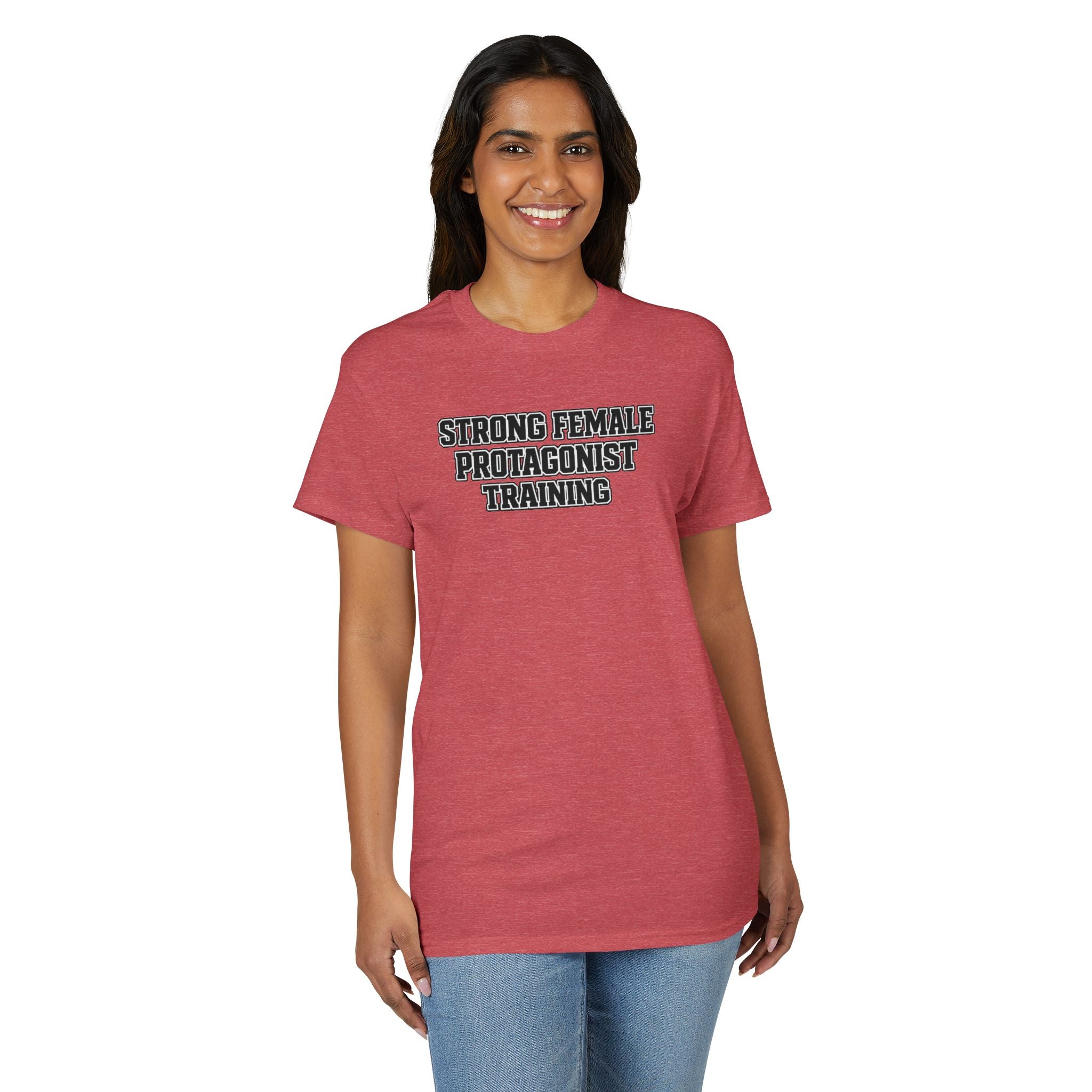 Strong Female Protagonist Training T-Shirt — Funny Fantasy Workout Graphic Tee