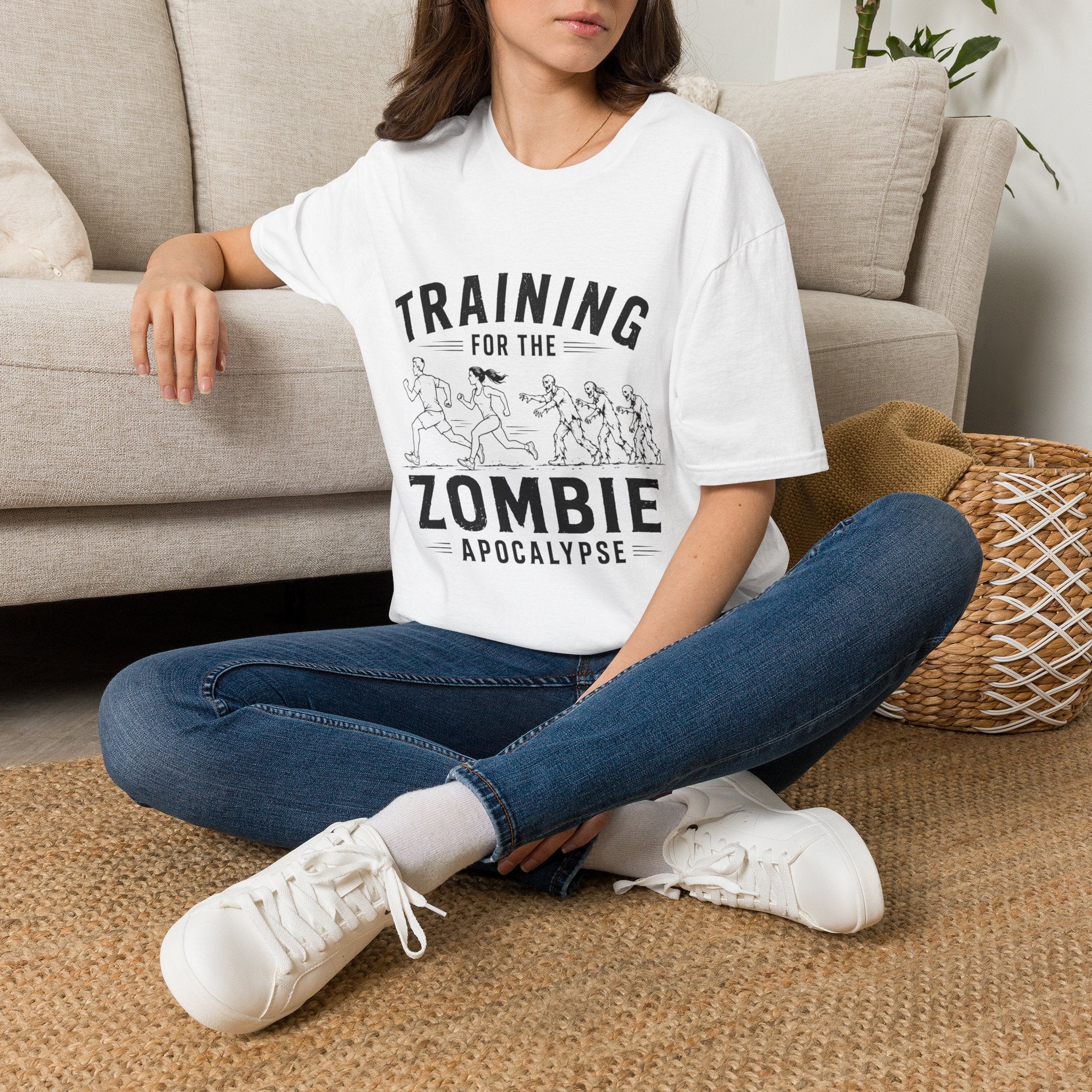 Training for the Zombie Apocalypse T-Shirt — Funny Survival Tee