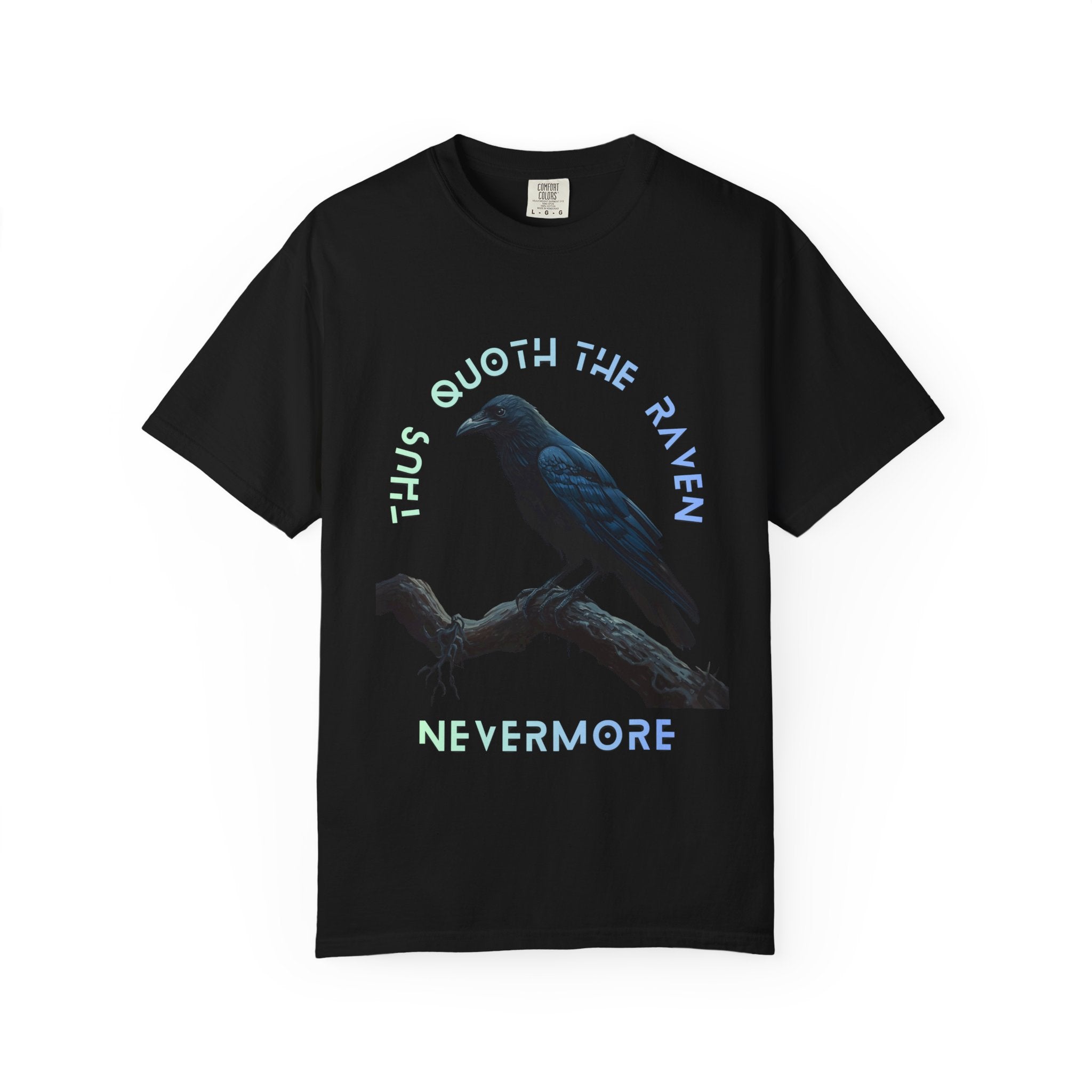 Quoth the Raven Nevermore T-shirt | Poe Literary Raven Tee - Mutantur Labs LLC