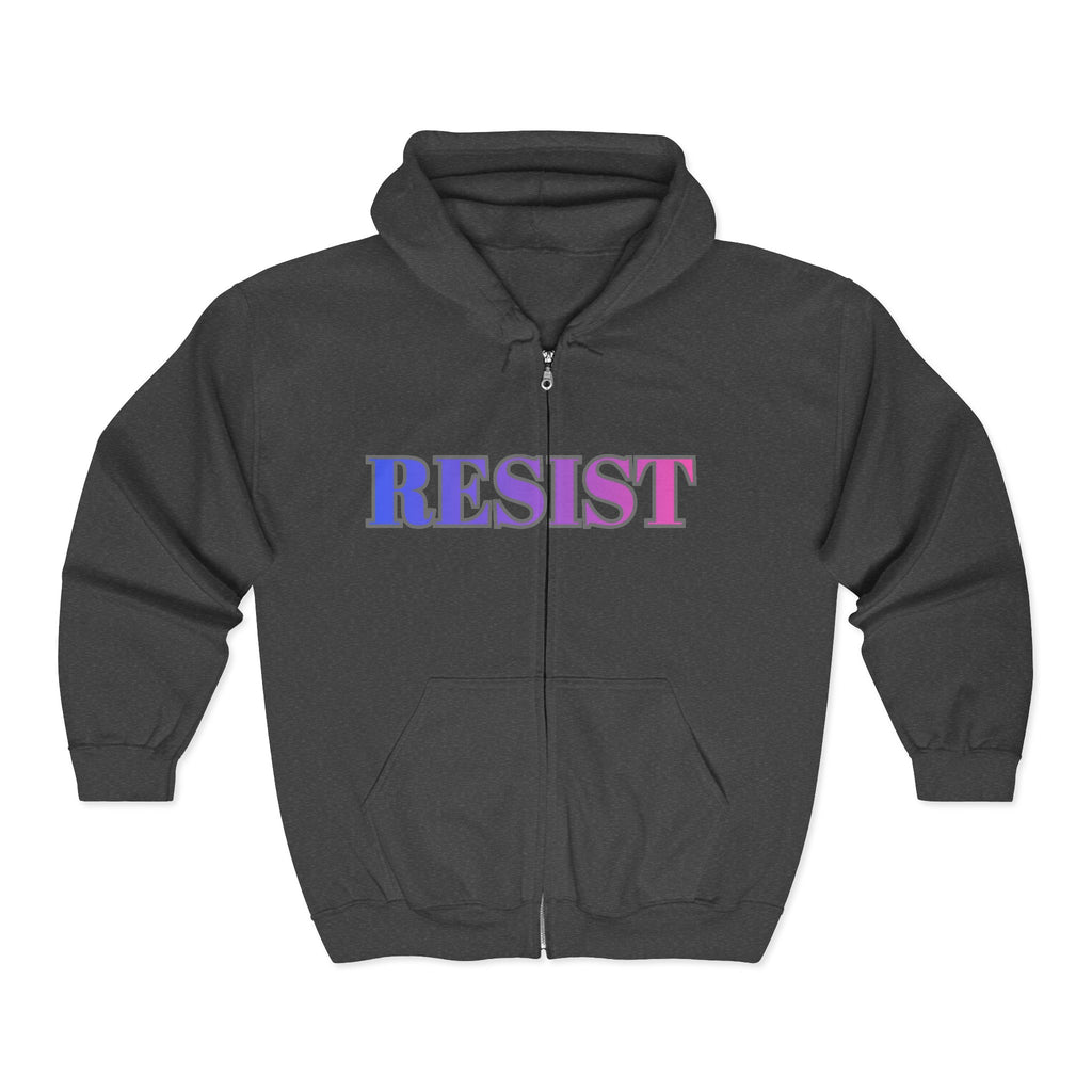 RESIST zip hooded sweatshirt Protest Gear - Mutantur Labs LLC