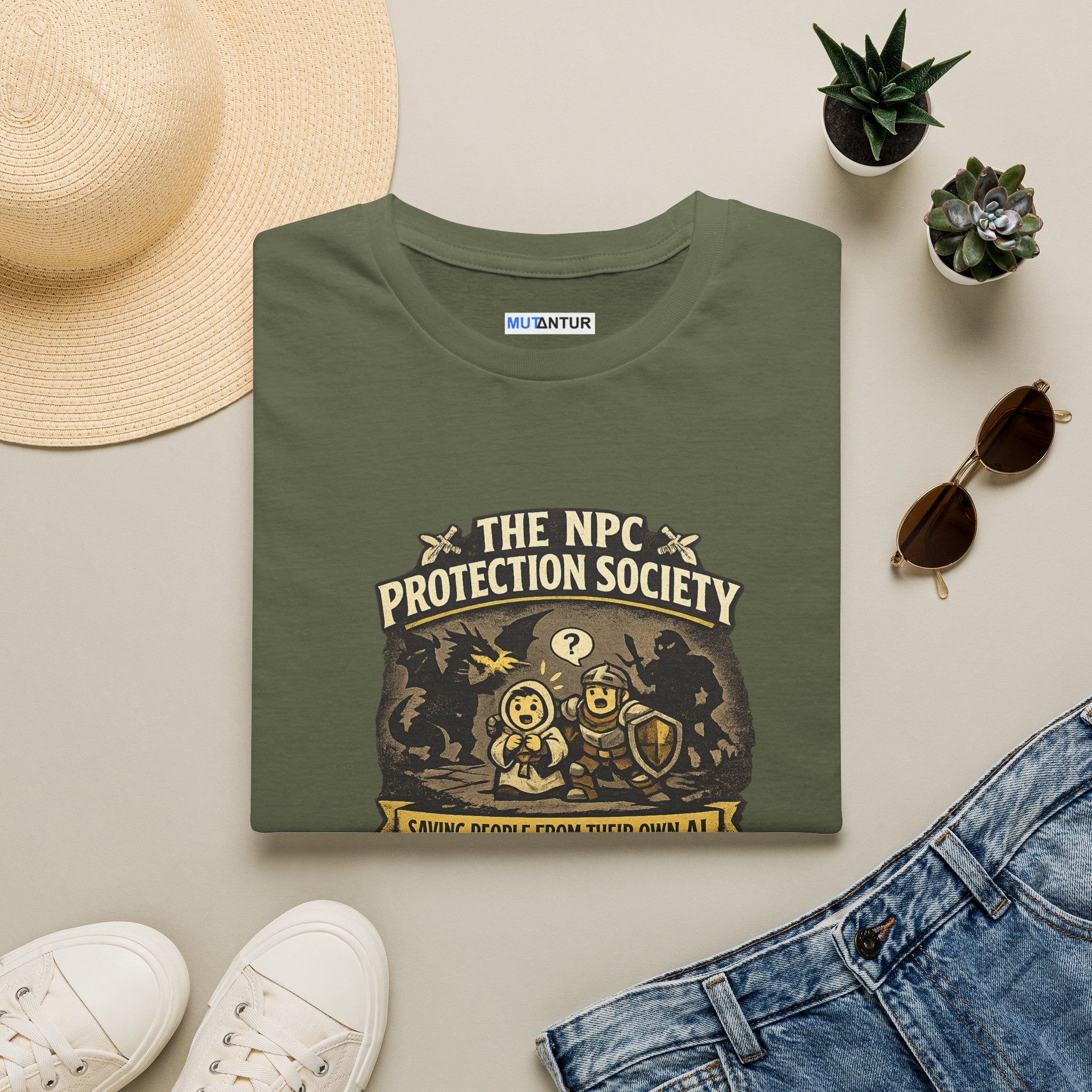 The NPC Protection Society Vintage Gaming Tee