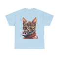 Astronaut Kitty Unisex Heavy Cotton Tee - Mutantur Labs LLC