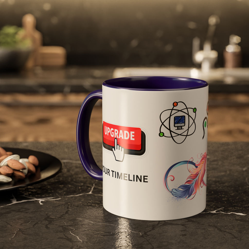 Upgrade Your Timeline Mug — This Timeline Is Temporary Funny Ceramic Coffee Cup - Mutantur Labs LLC