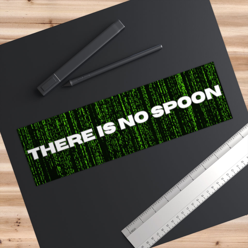 Matrix Inspired Bumper Stickers — Geeky Car Decals for Road Trips and Weird Timelines - Mutantur Labs LLC